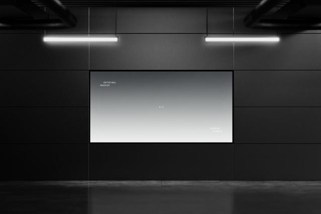 Modern 2:1 LED Screen Mockup