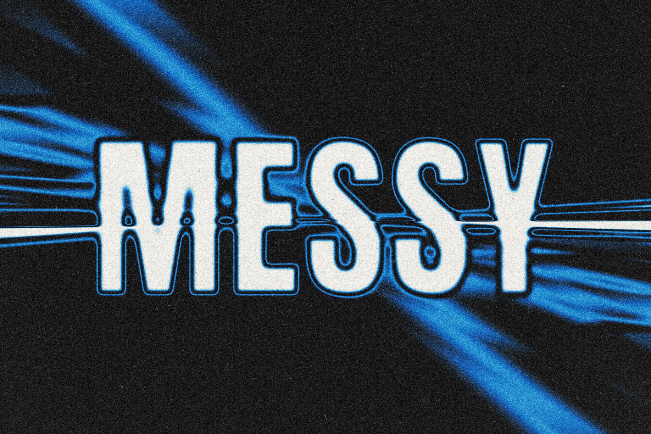 Distort Blur Text Effect