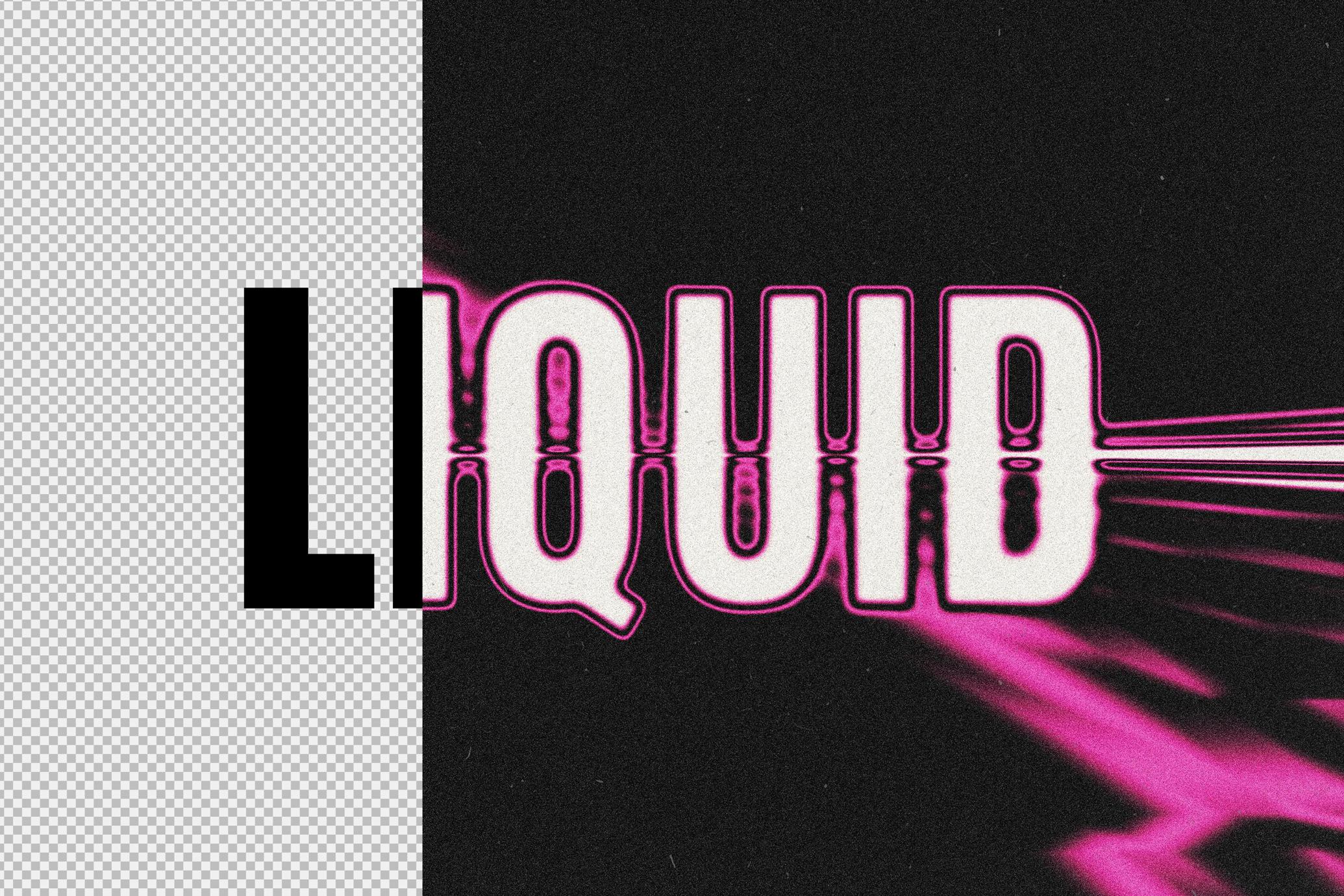 Distort Blur Text Effect