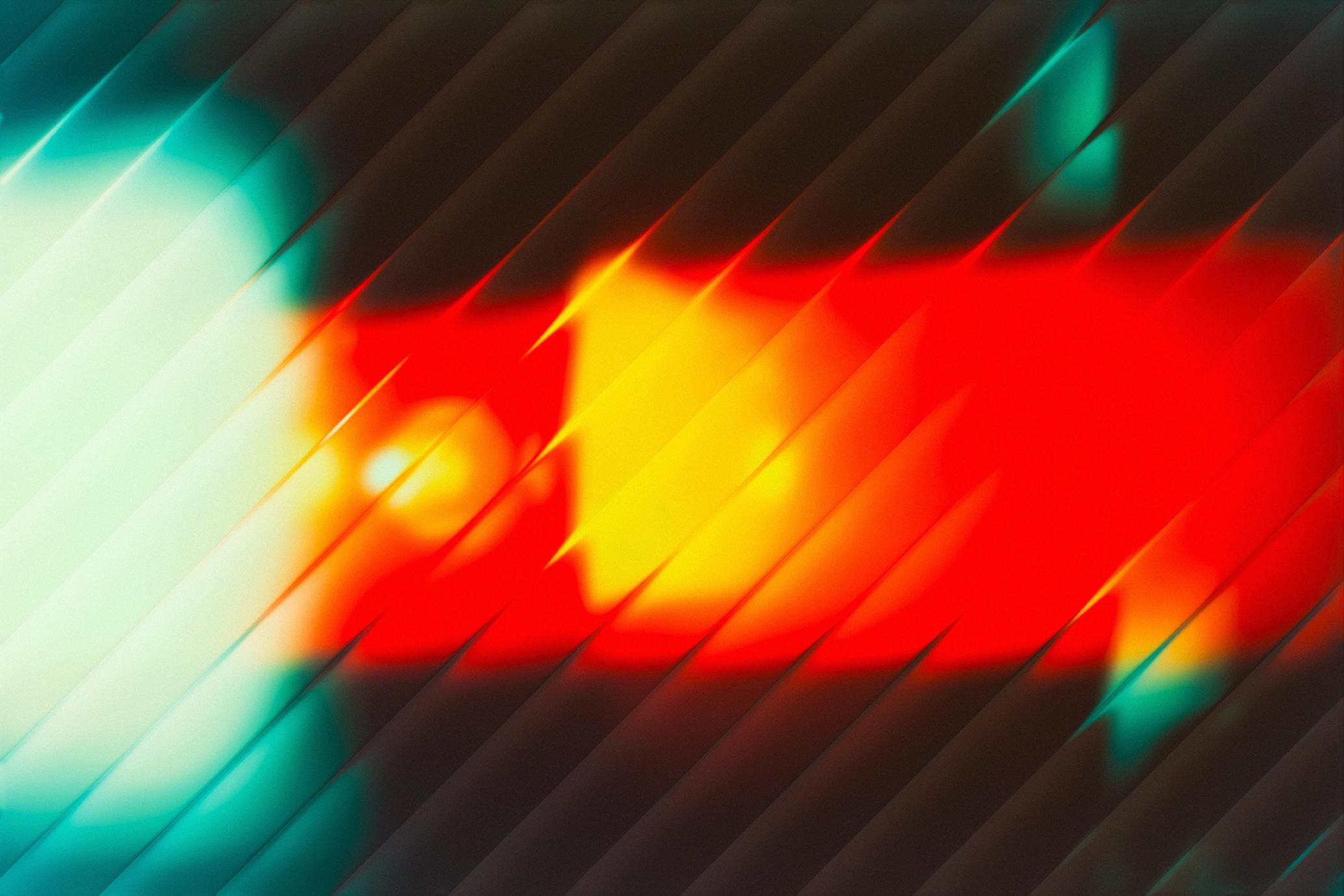 Vibrant Ribbed Glass Backgrounds
