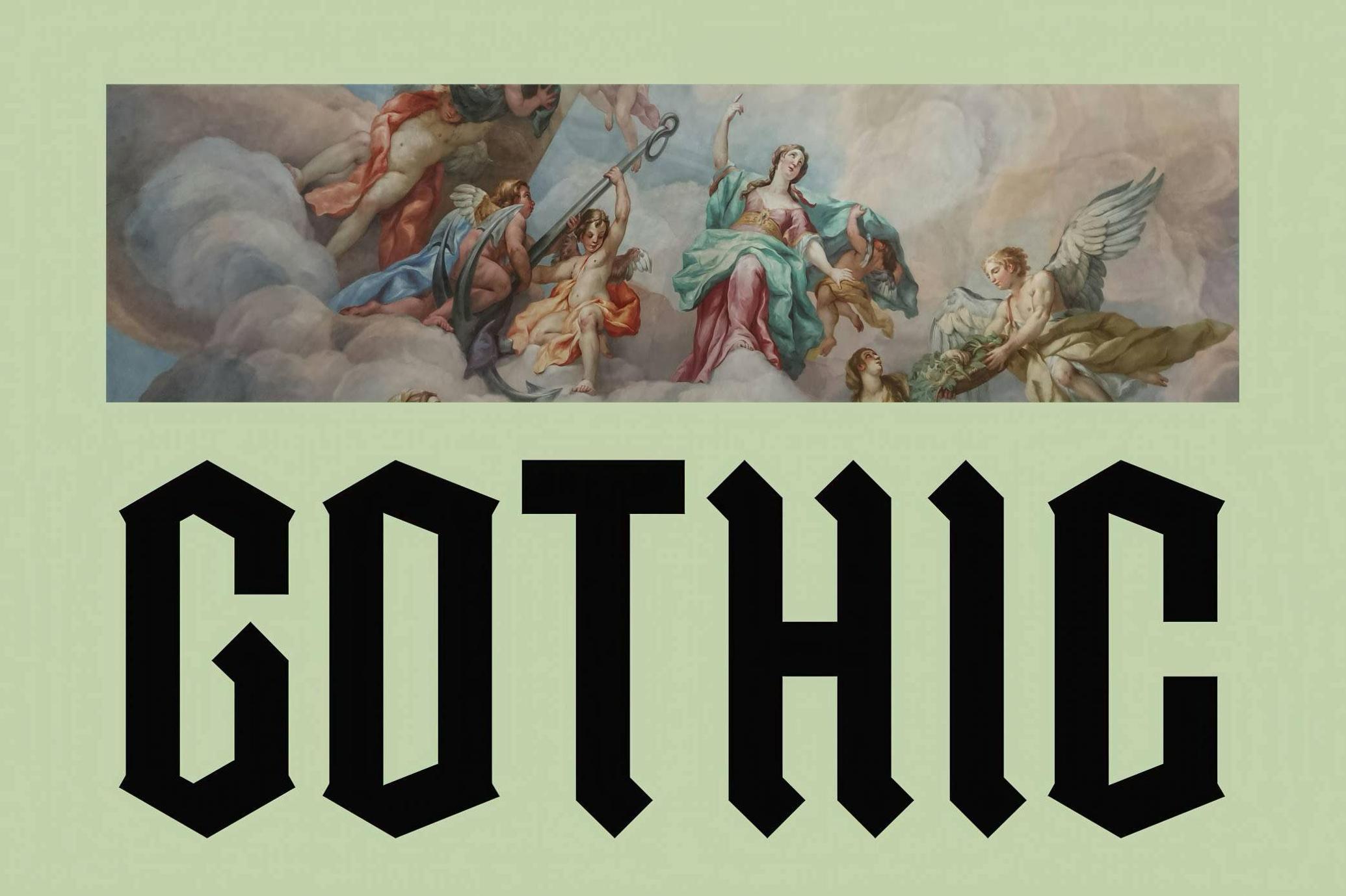 Moleta — Modern Gothic Typeface