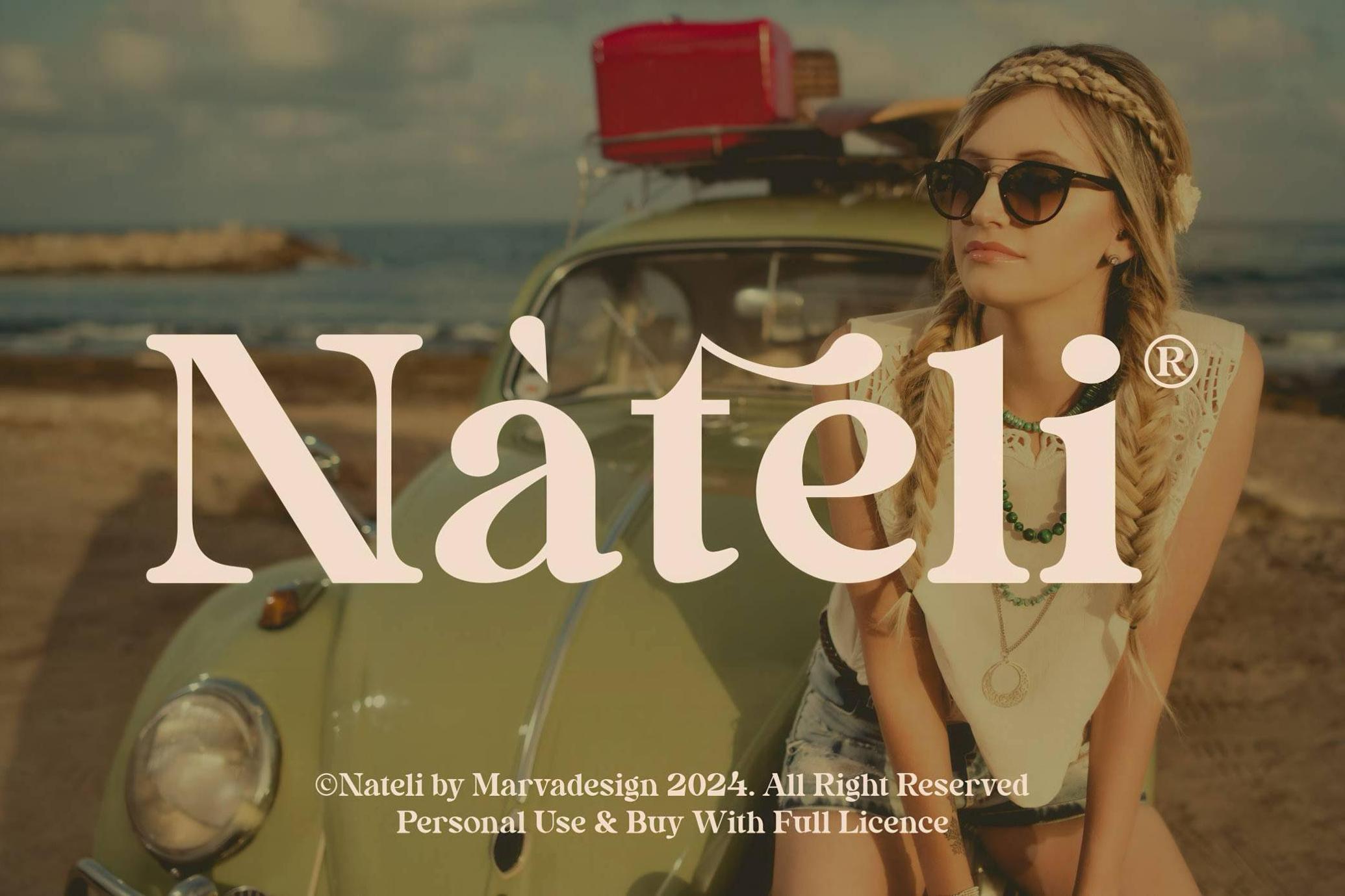 Nateli — Display Serif Font