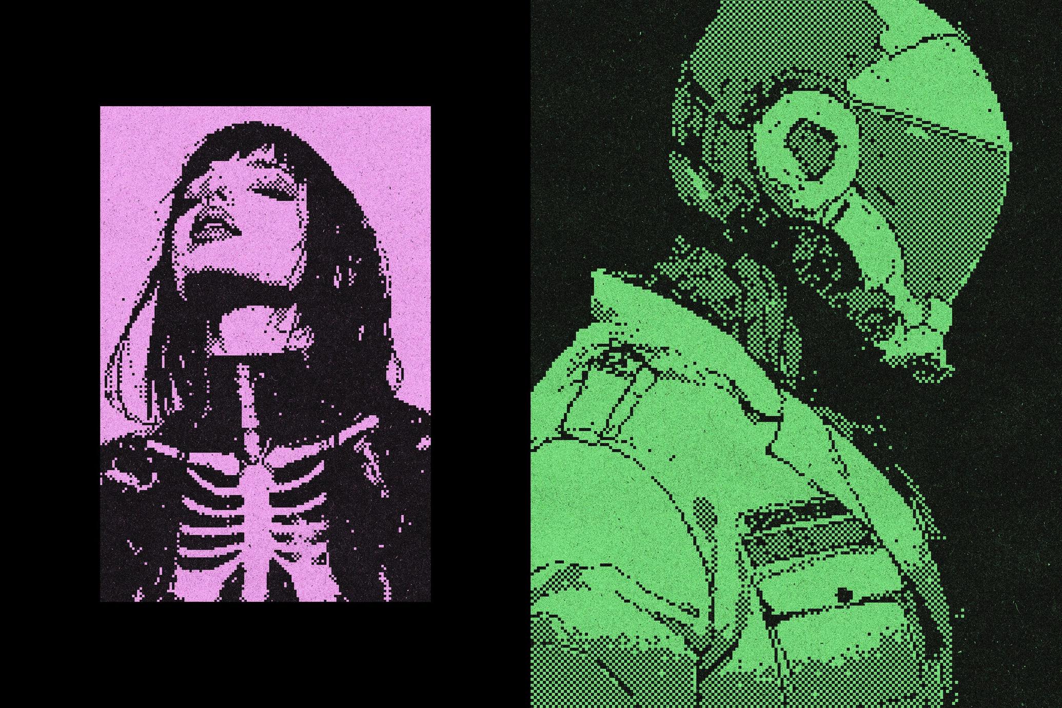 Retro Pixelated Effect