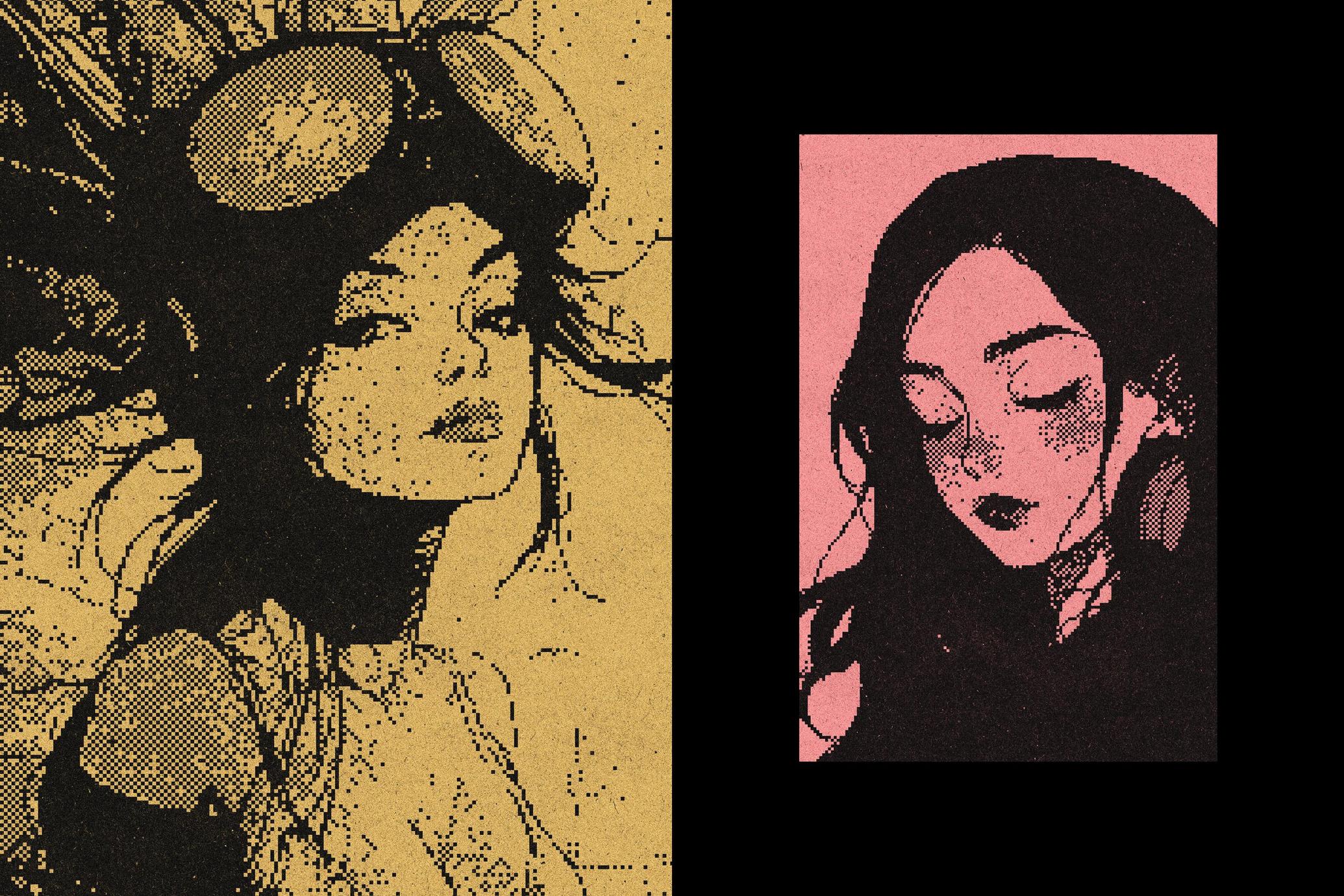 Retro Pixelated Effect