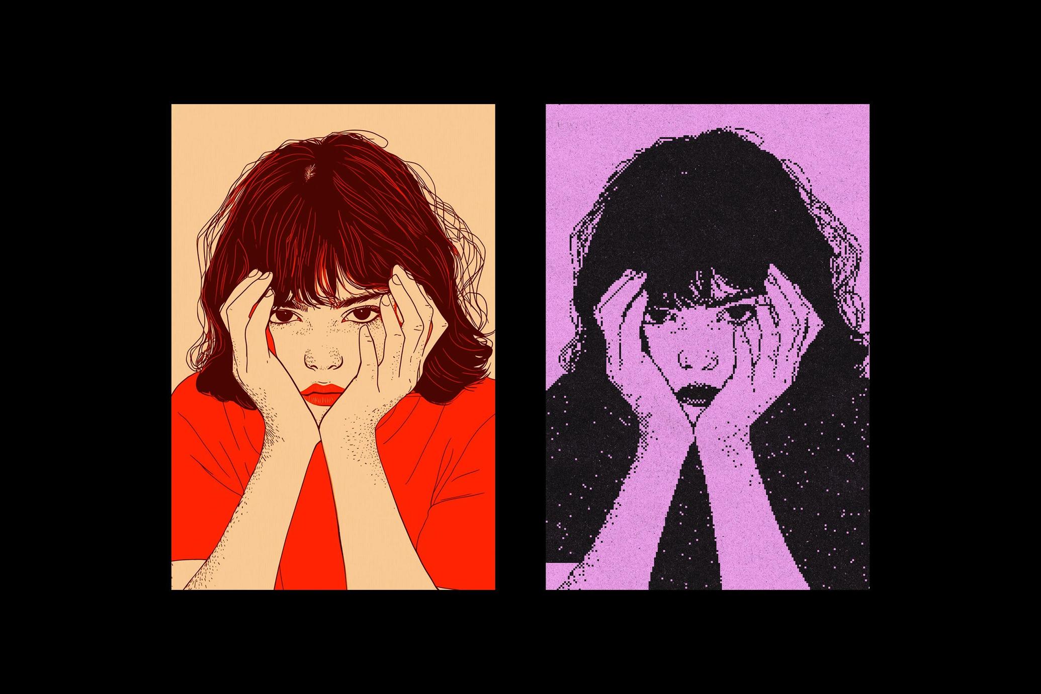 Retro Pixelated Effect