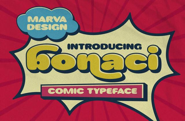 Bonaci Comic Typeface
