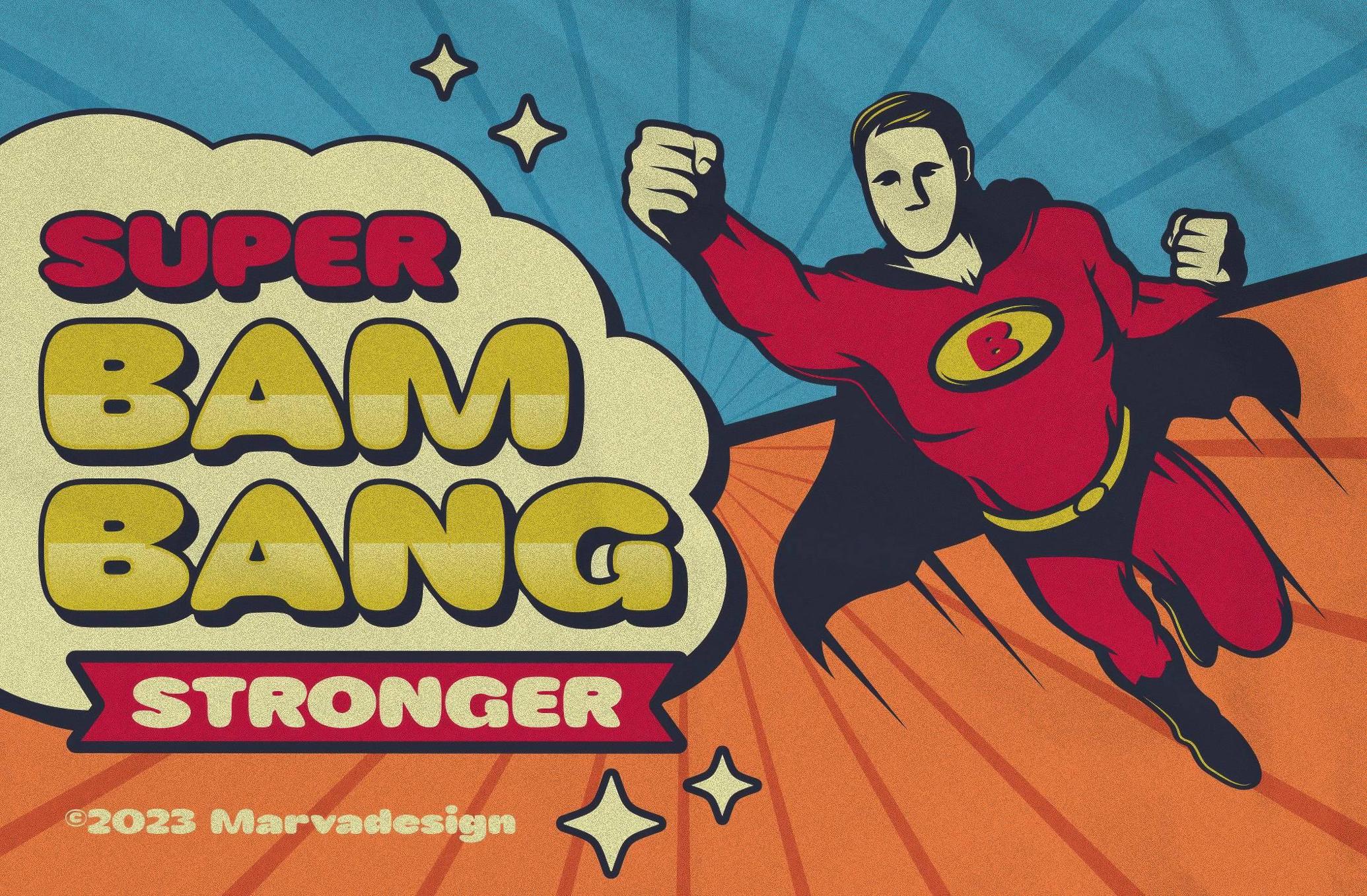 Bonaci Comic Typeface