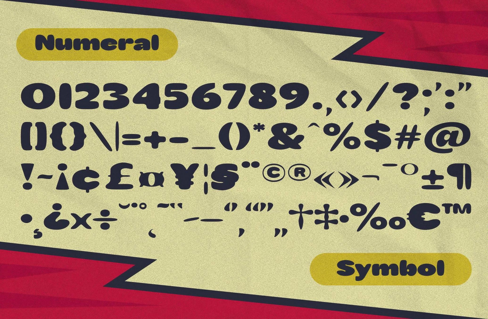 Bonaci Comic Typeface