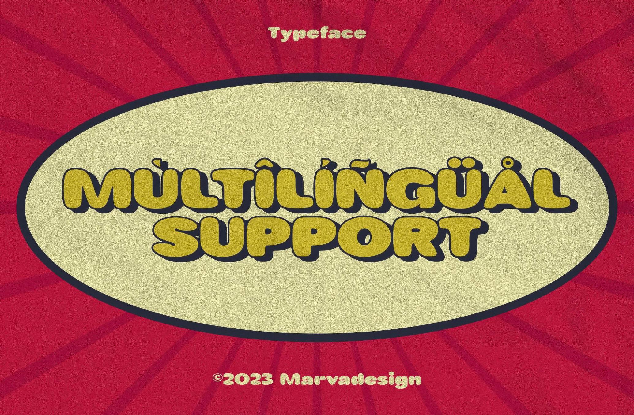 Bonaci Comic Typeface