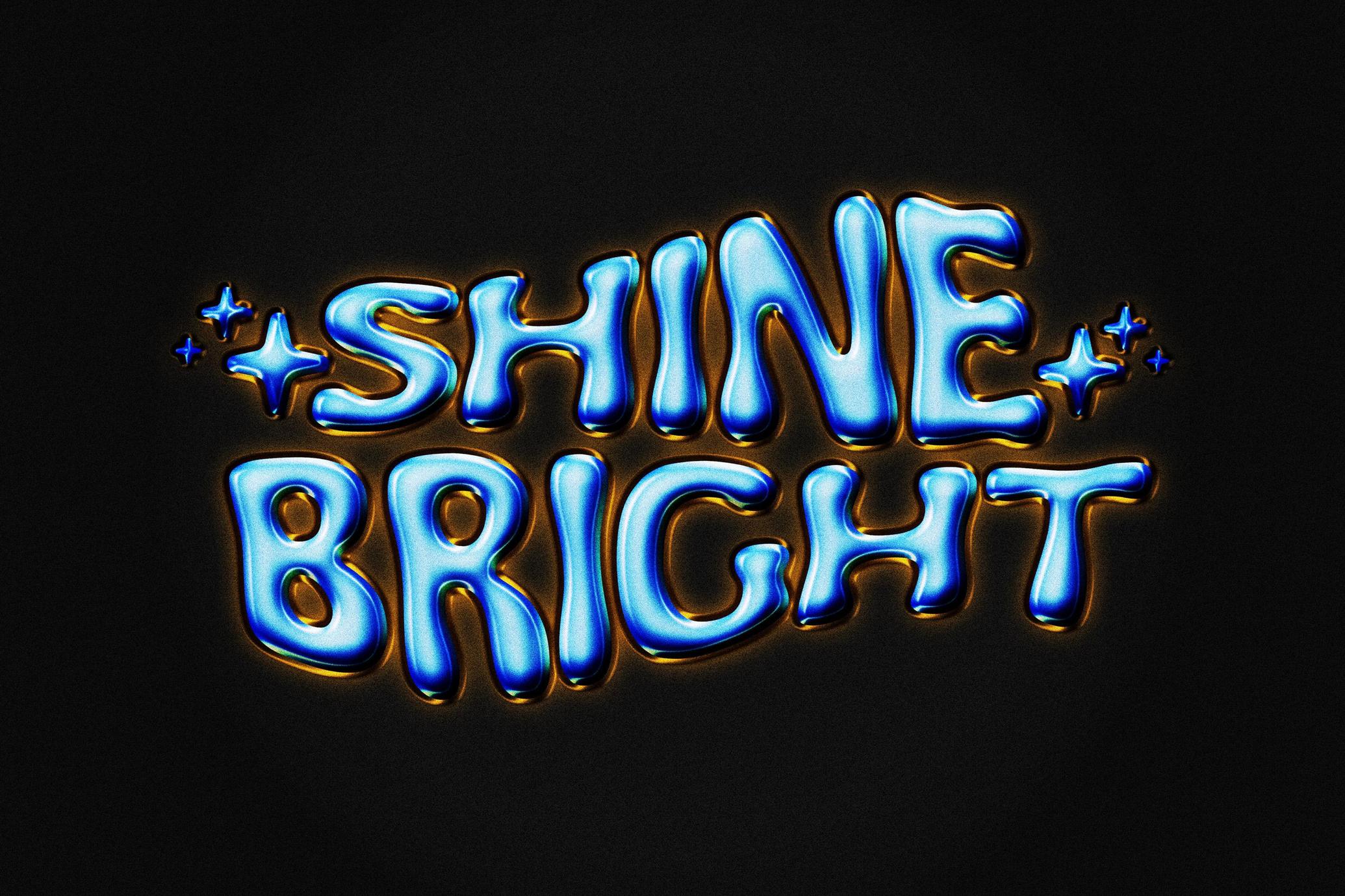 Glowing Text & Logo Effect