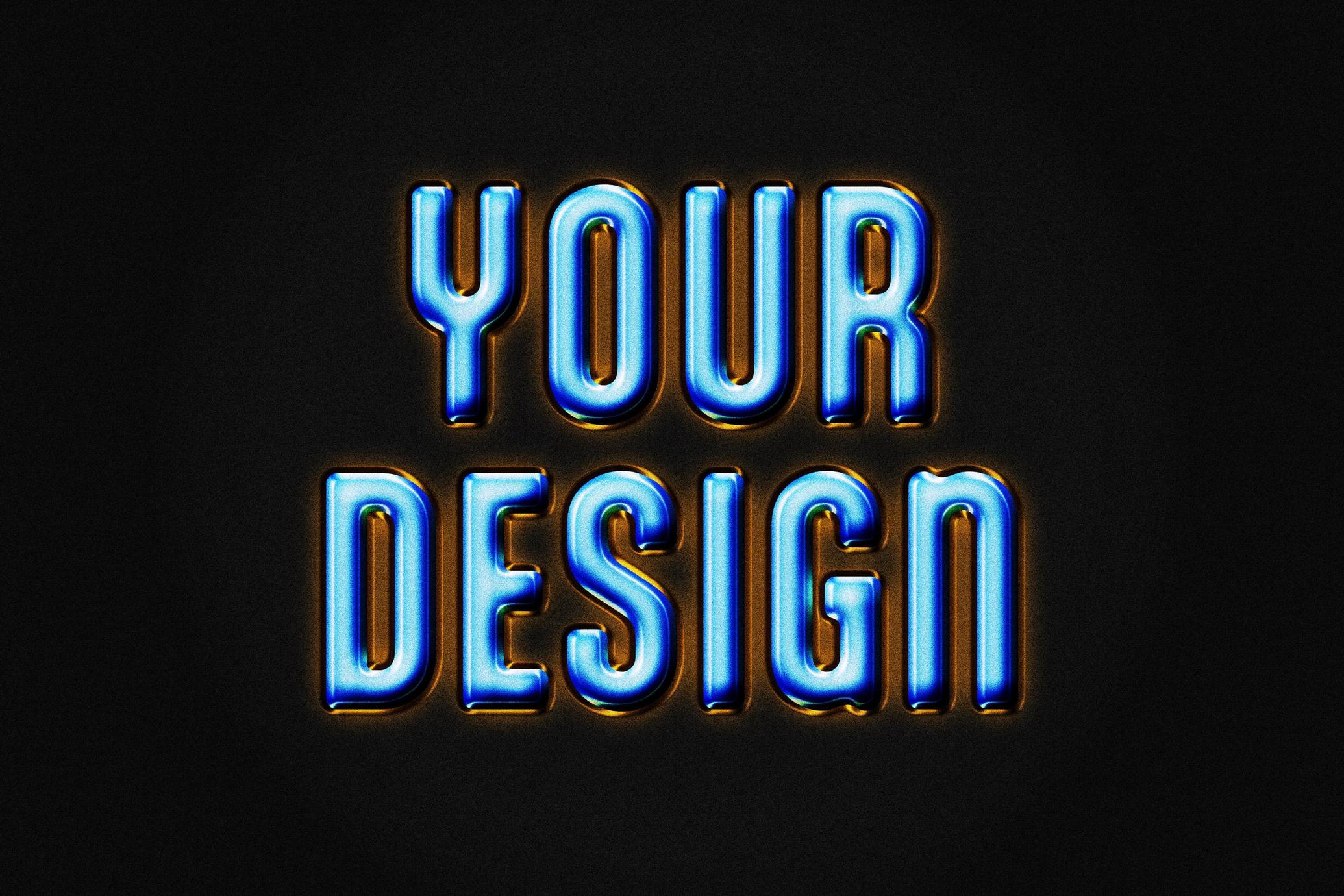 Glowing Text & Logo Effect