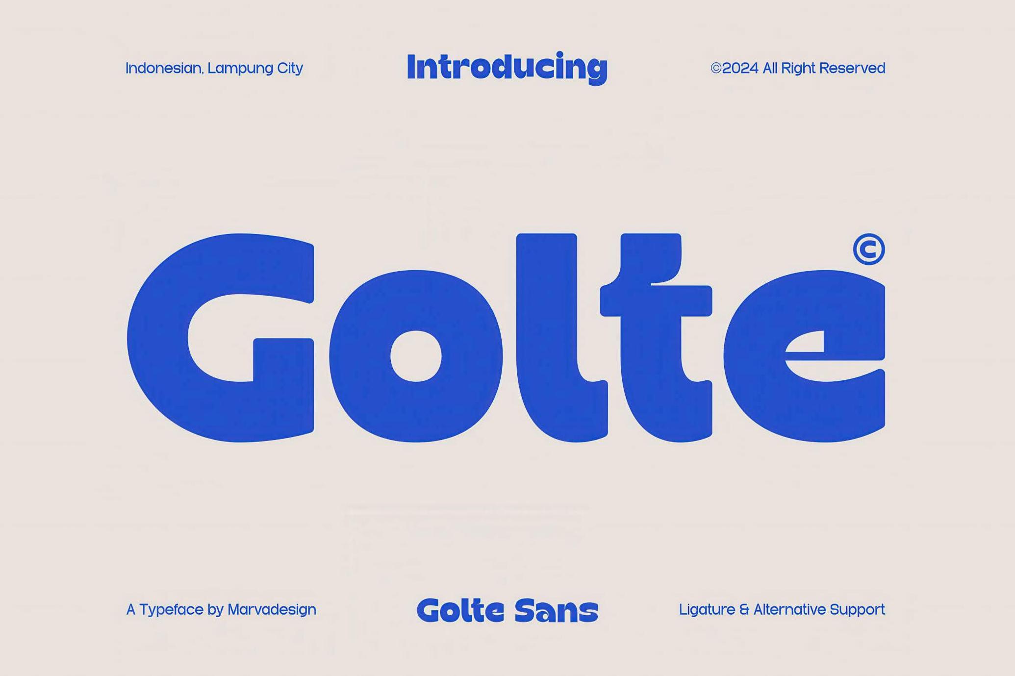 Golte Font