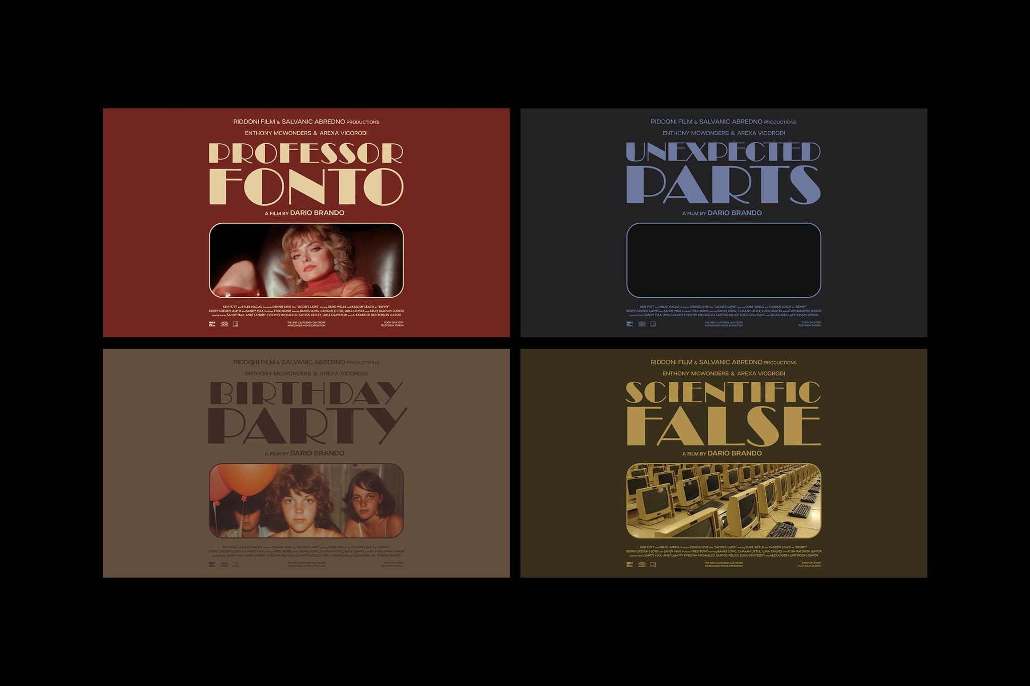 Old Movie Titles Collection