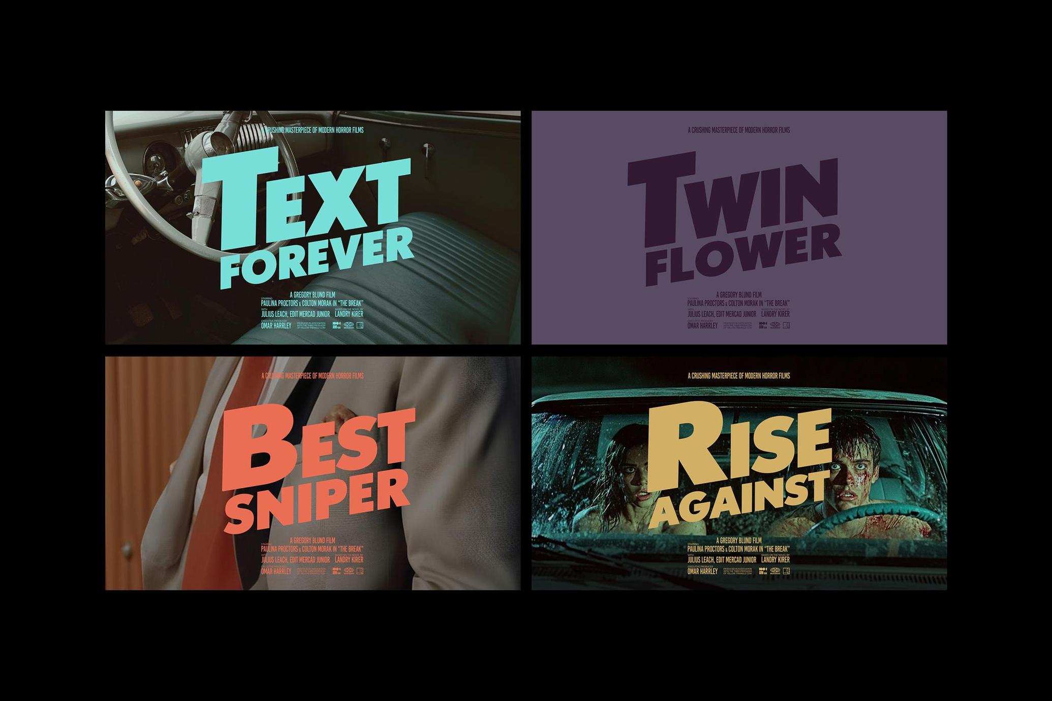 Old Movie Titles Collection