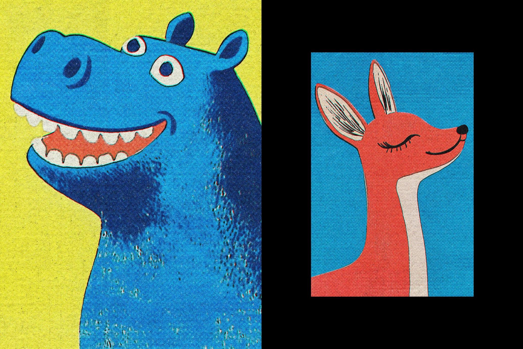 Authentic Retro Matchbook Printer Effect