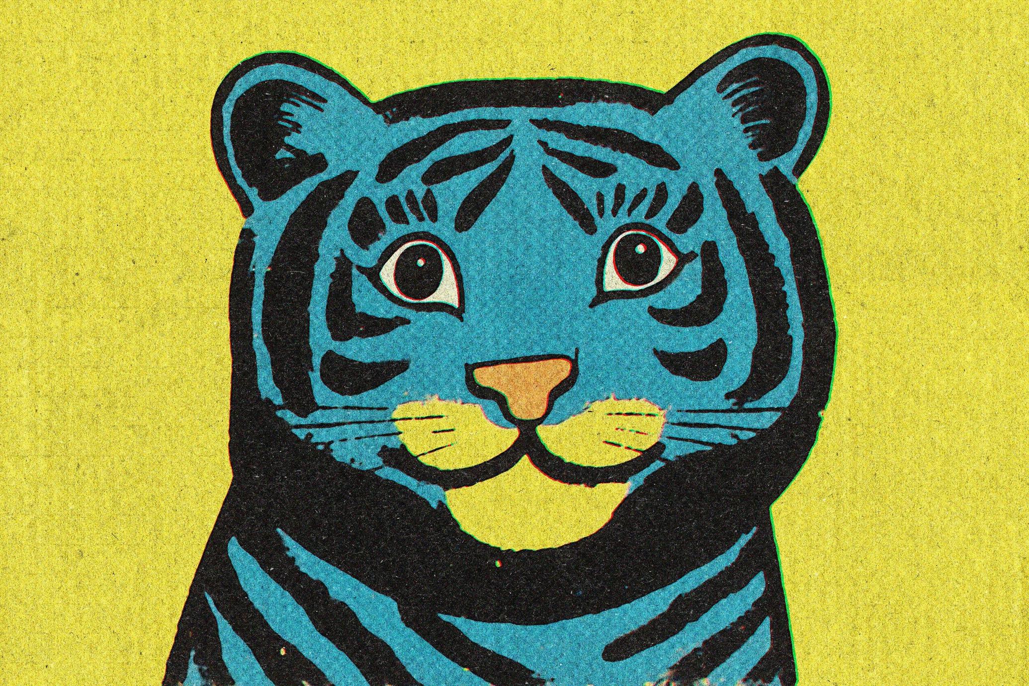 Authentic Retro Matchbook Printer Effect