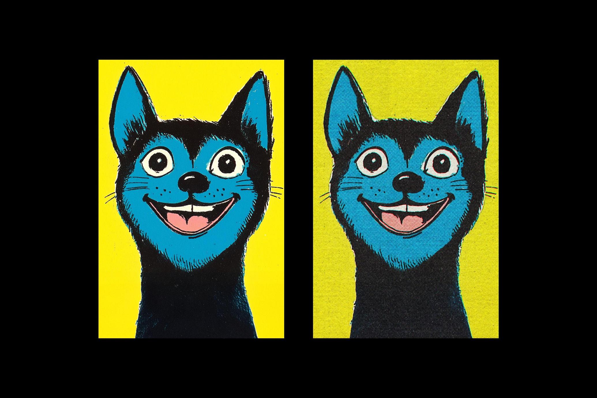 Authentic Retro Matchbook Printer Effect