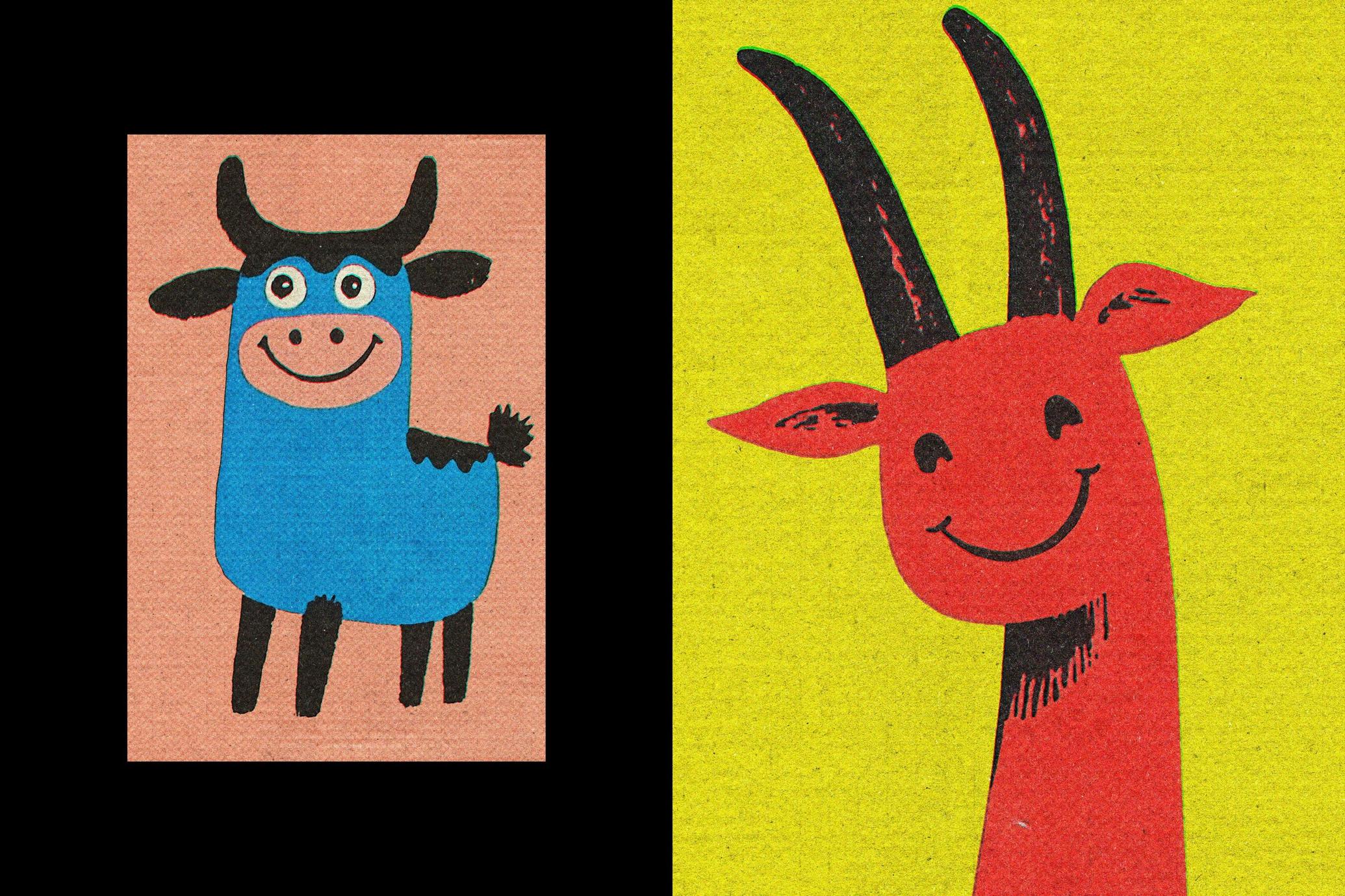 Authentic Retro Matchbook Printer Effect