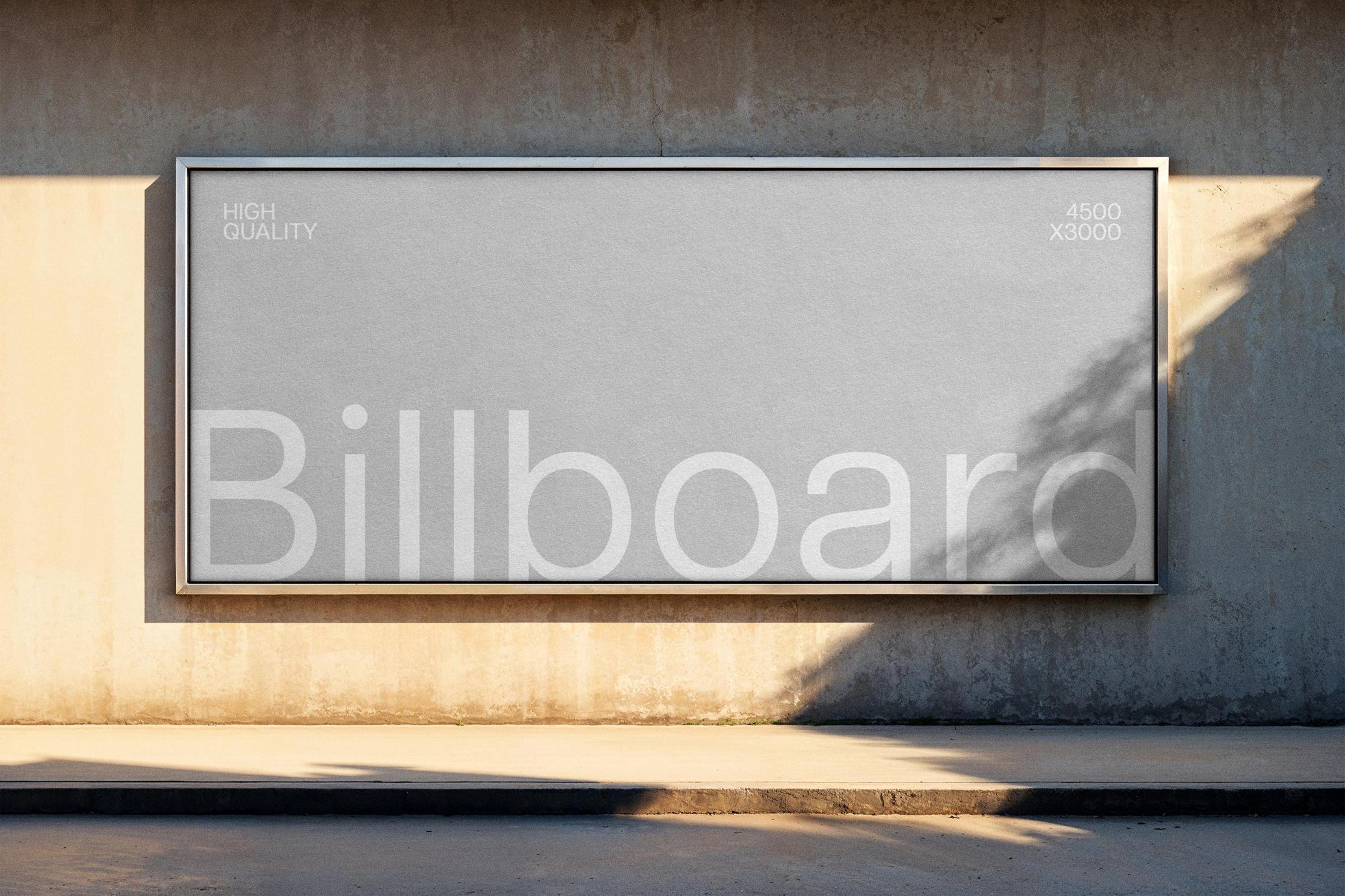 Outdoor Billboard Mockup