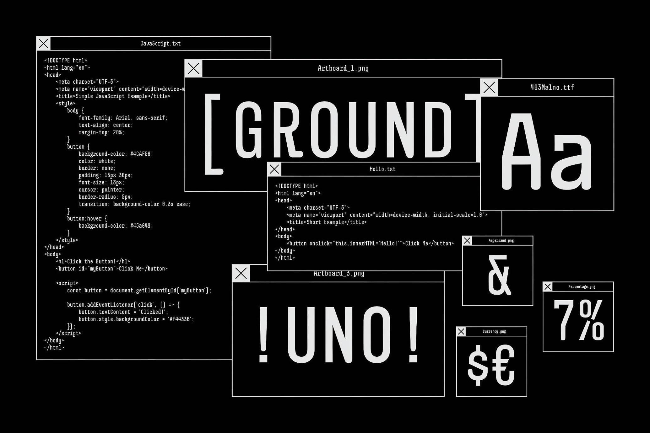 403 Malno Mono — Sans Serif Font