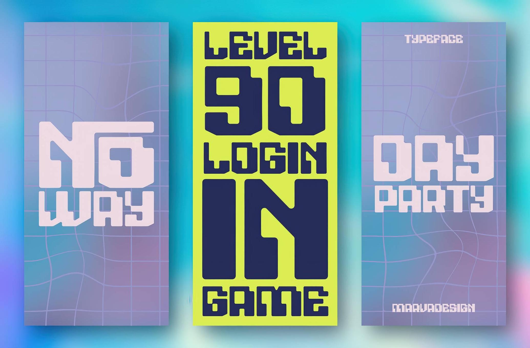 Noser — Y2K Display Font