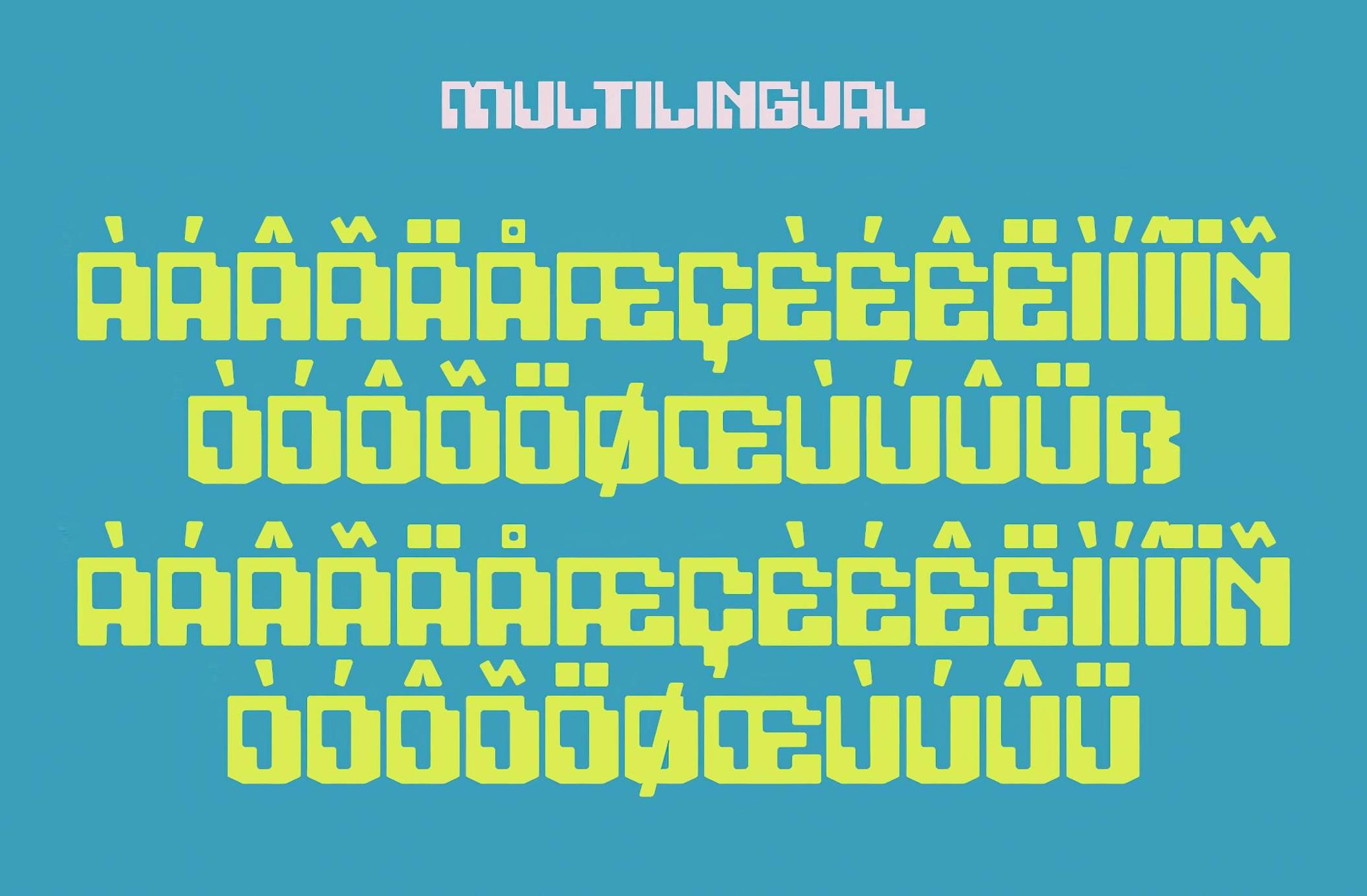 Noser — Y2K Display Font