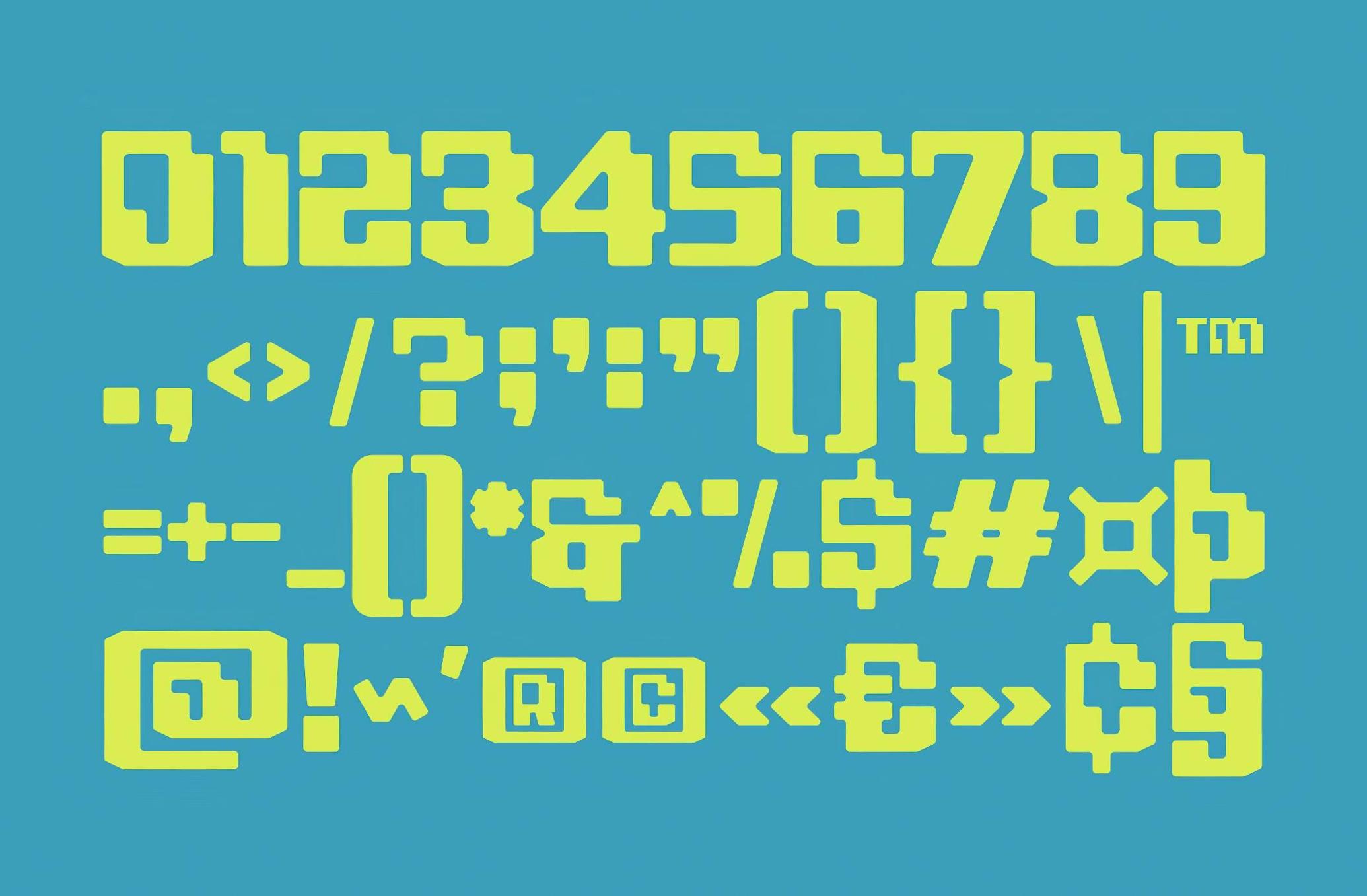 Noser — Y2K Display Font