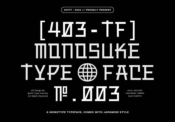 403 Monosuke — Serif Font