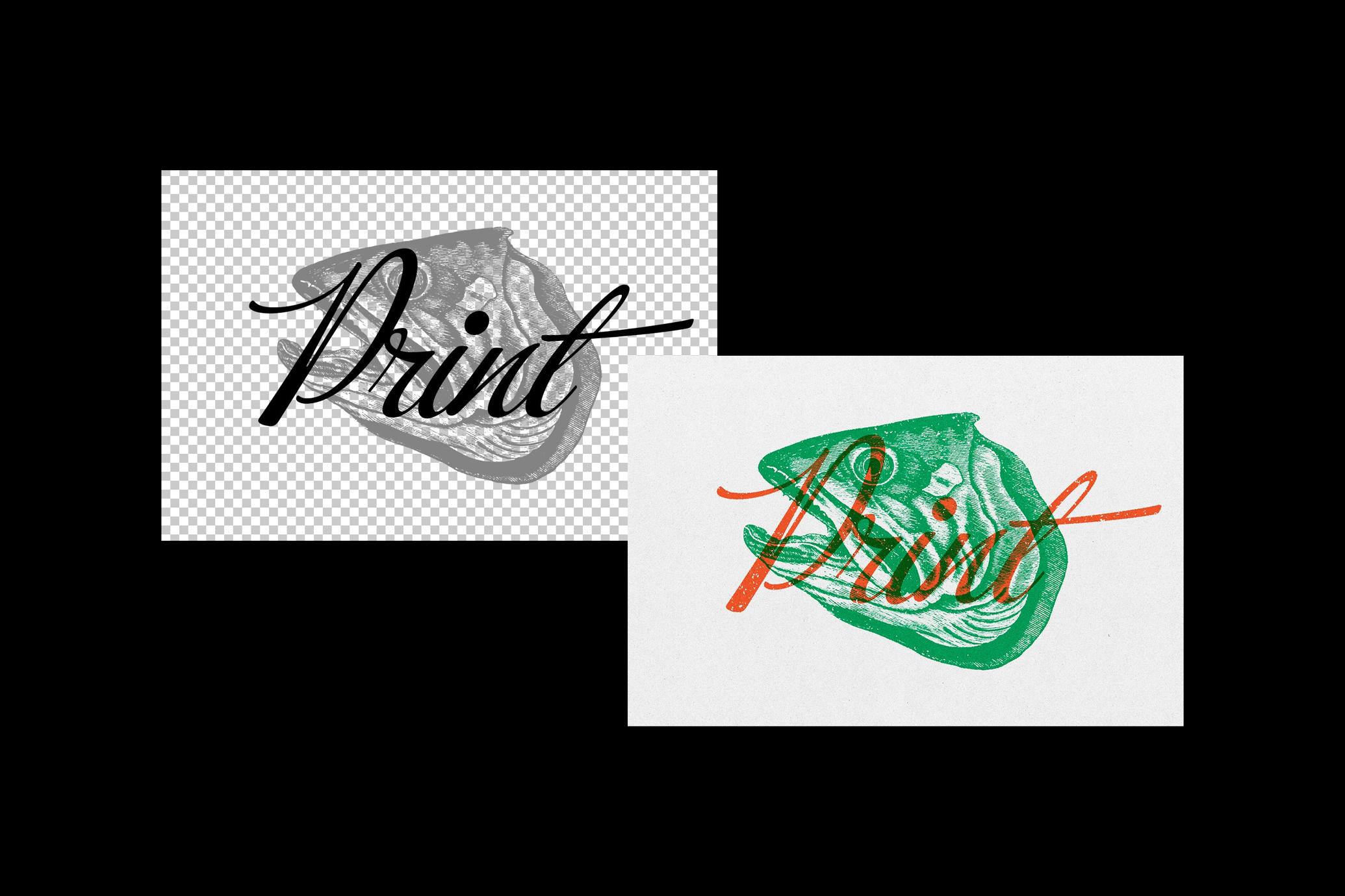 Vintage Overprint Template Effect