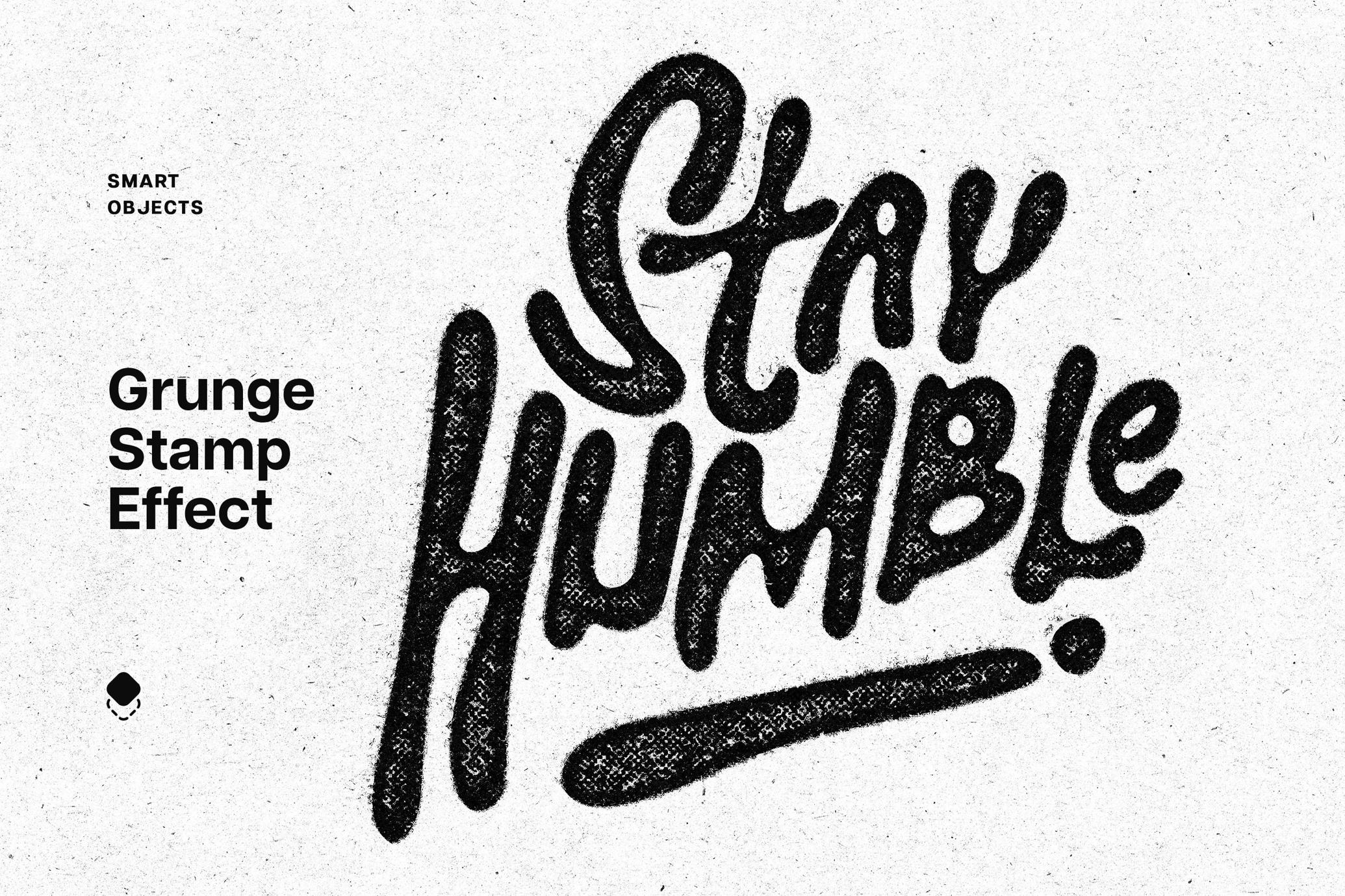 Grunge Stamp Print Effect