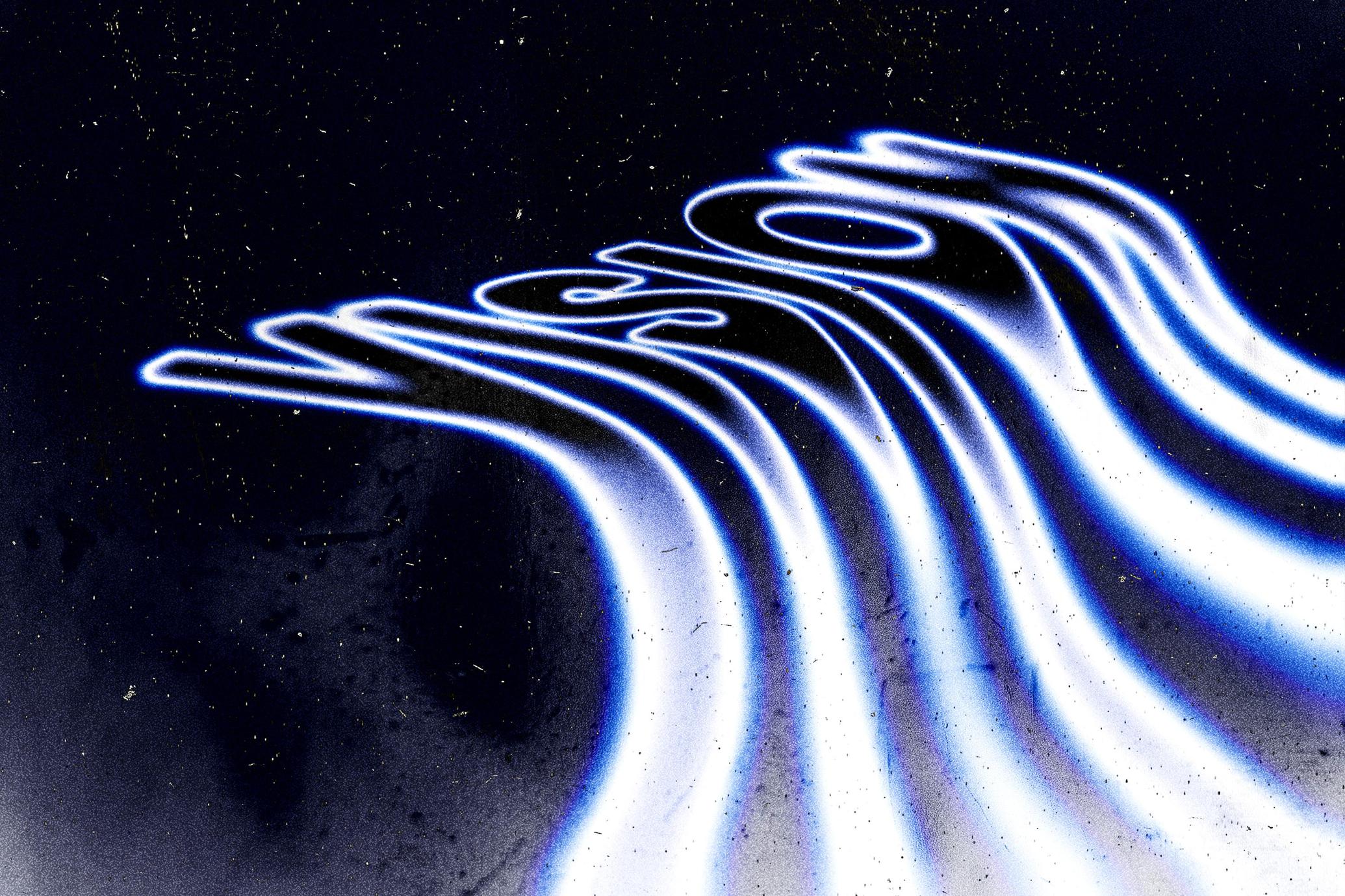 Space Liquid Text Effect