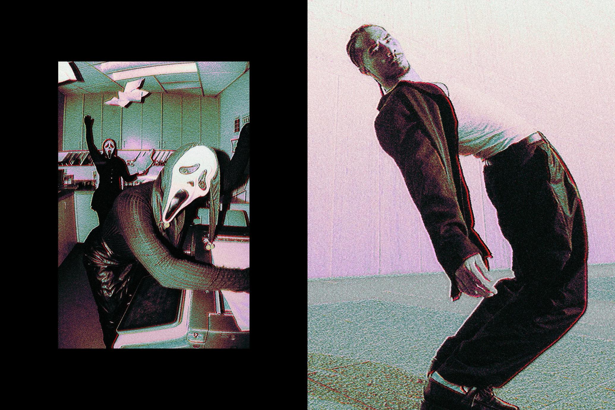 Old VHS Glitch Photo Effect