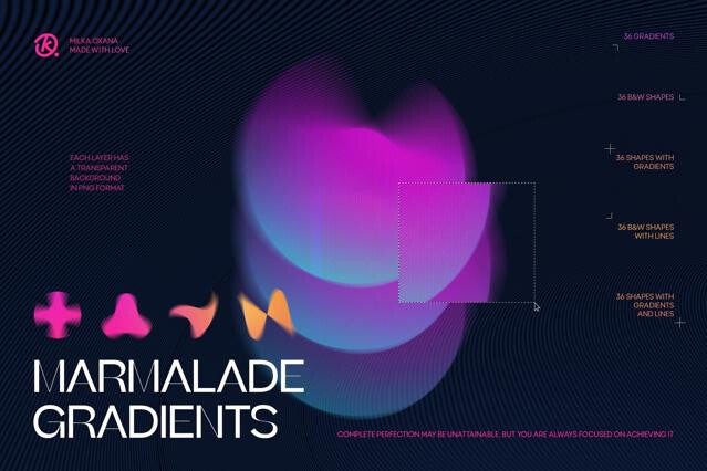 Marmalade Abstract Gradients & Shapes