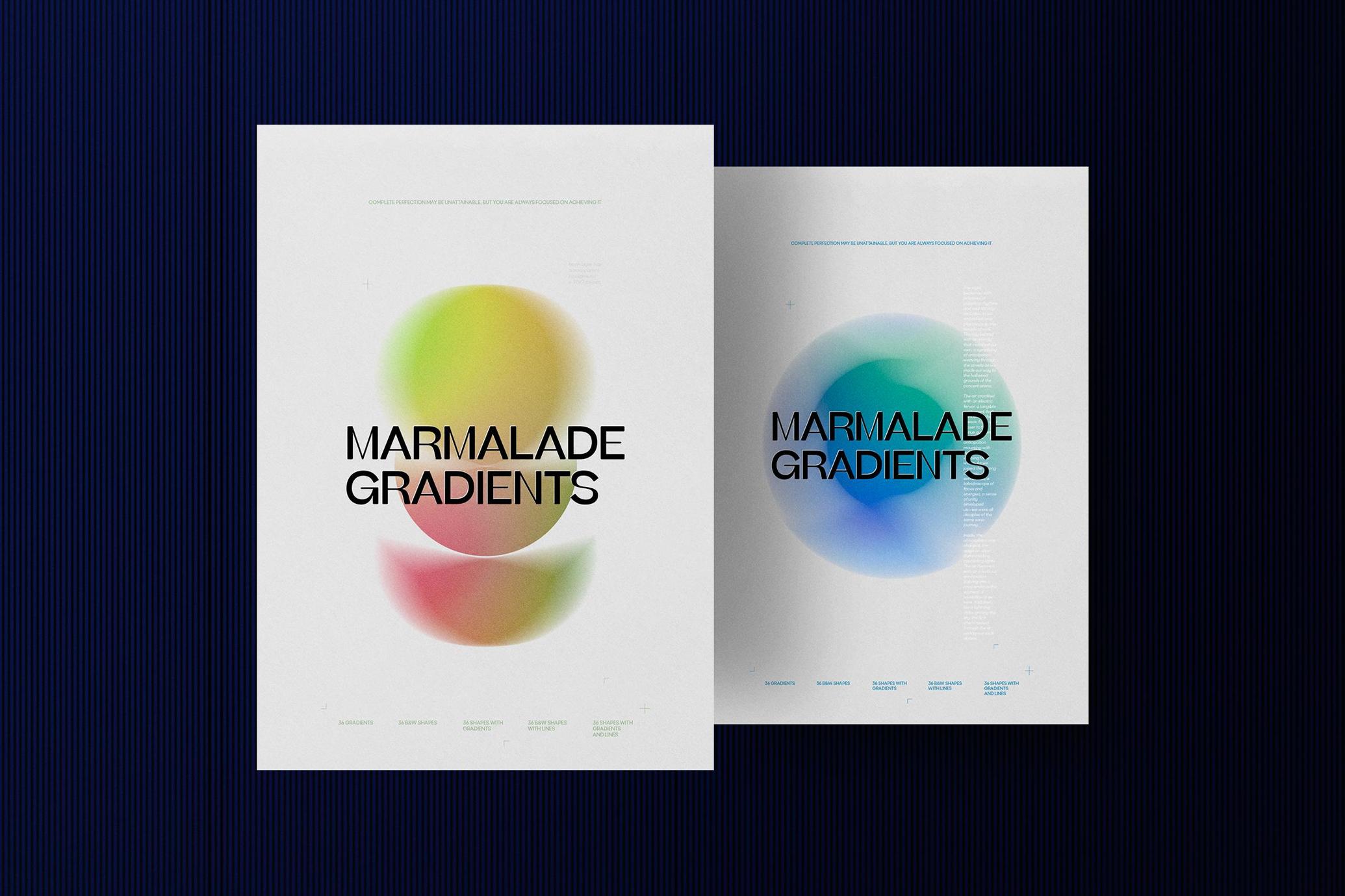 Marmalade Abstract Gradients & Shapes