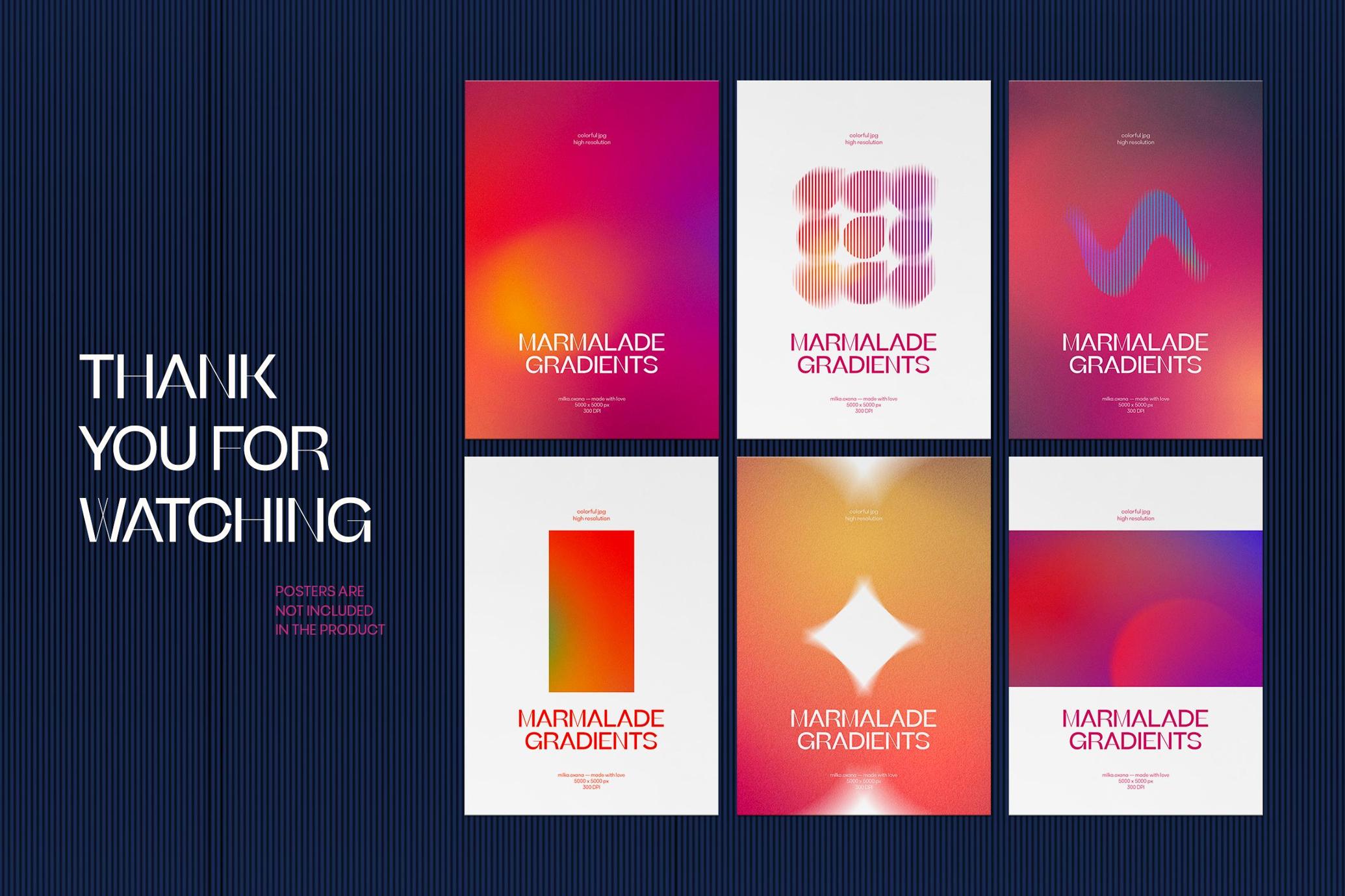 Marmalade Abstract Gradients & Shapes