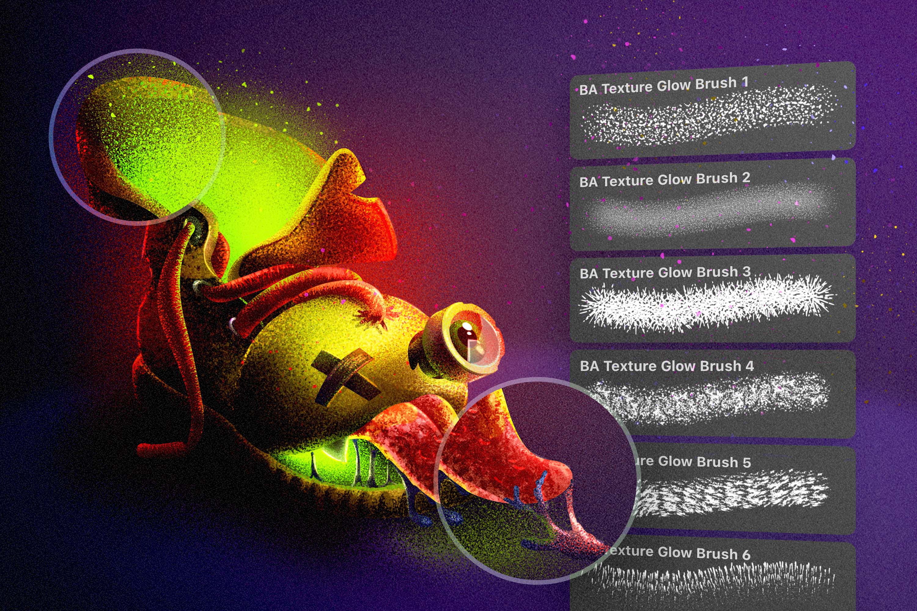 Magic Glow Affinity Brushes