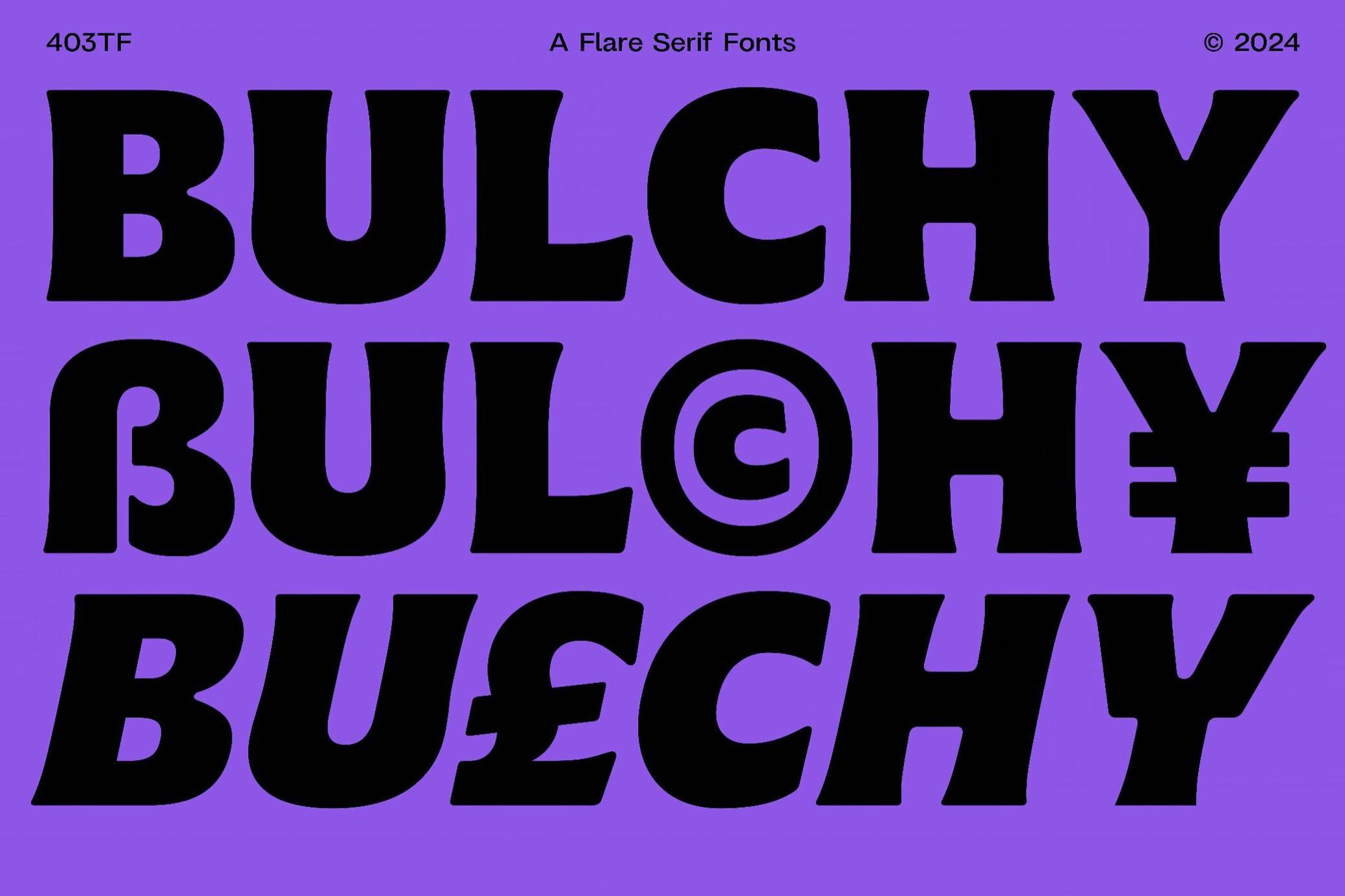 Bulchuy Sans Serif Font