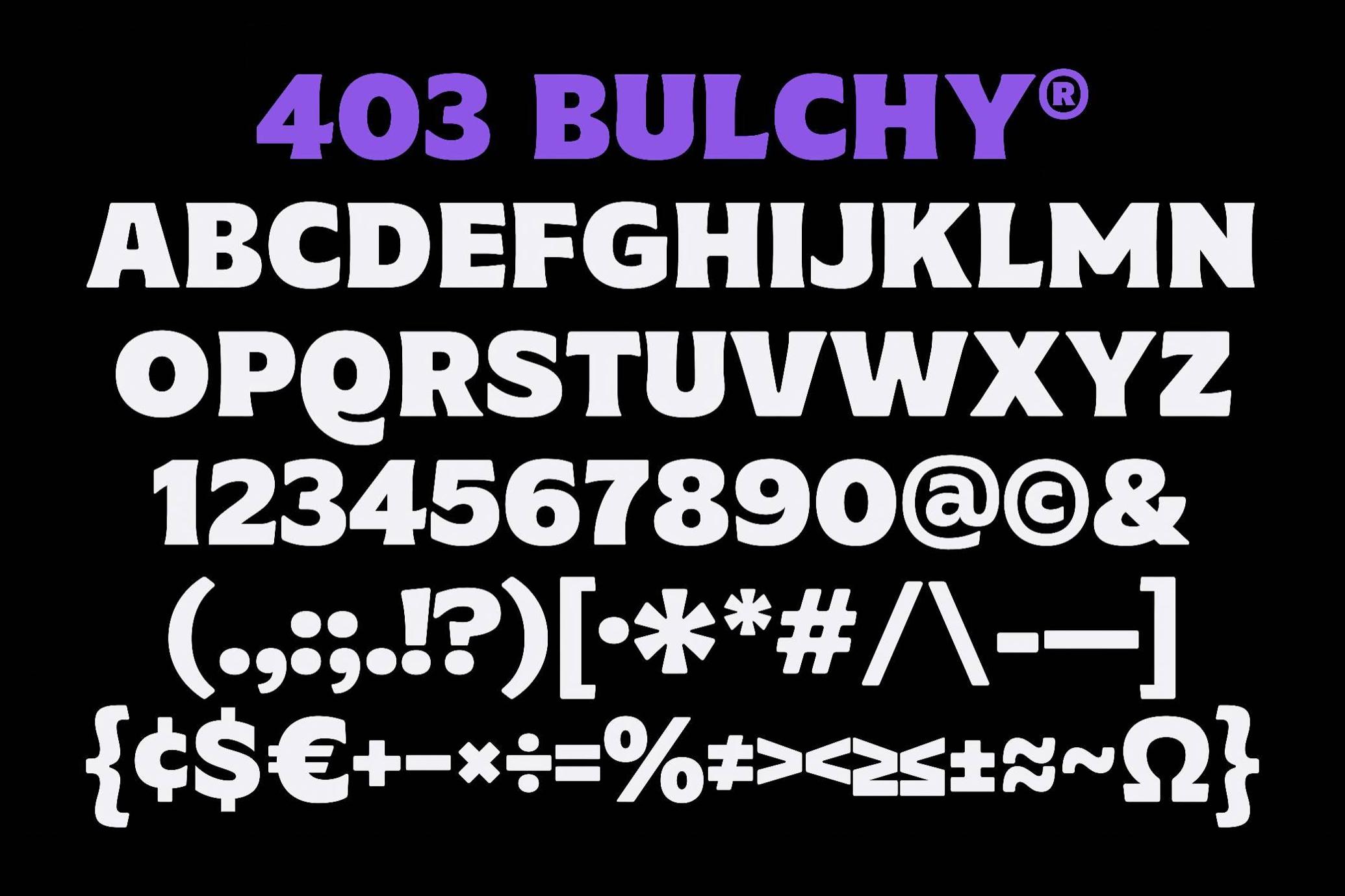 Bulchuy Sans Serif Font