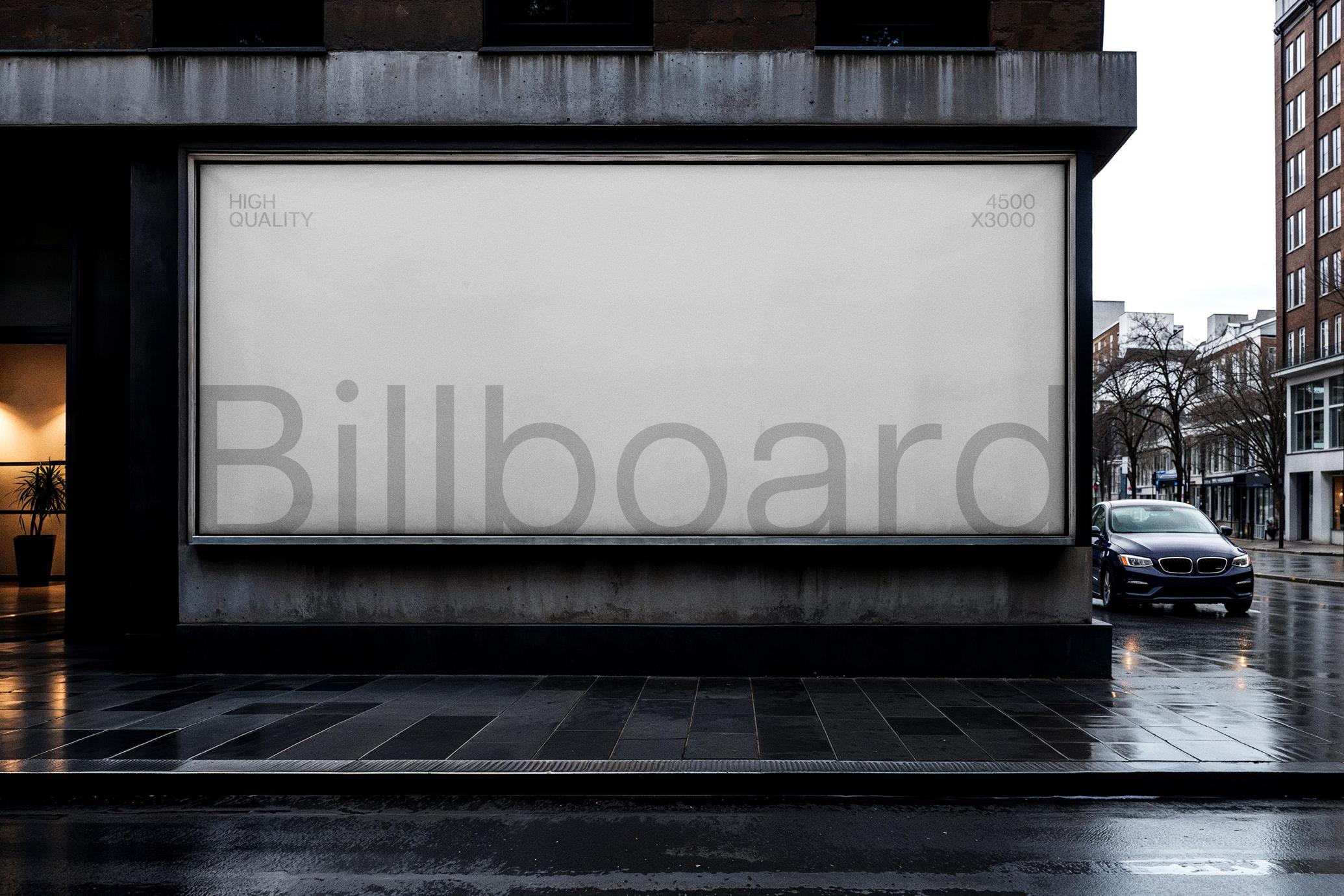 Urban Billboard Mockup