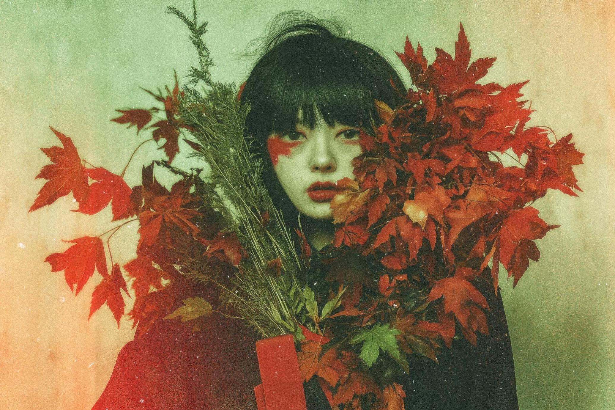 Speckled Film Burn Photo Effect