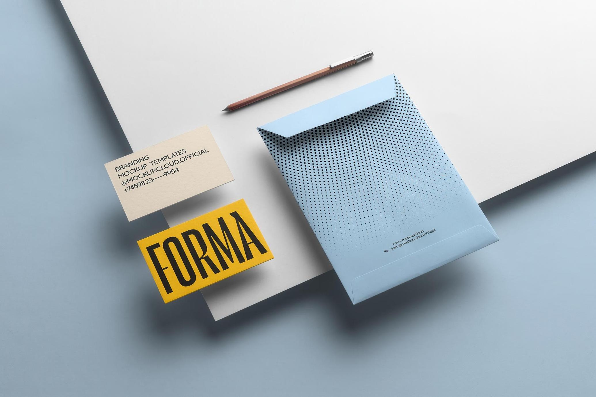 Forma Branding Stationery Mockup