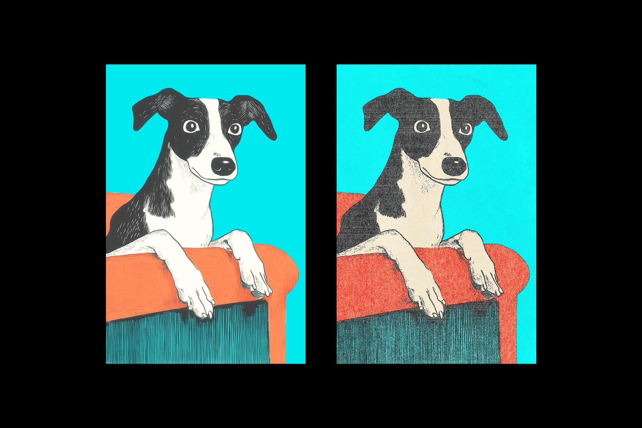Retro Paper Print Design Effect