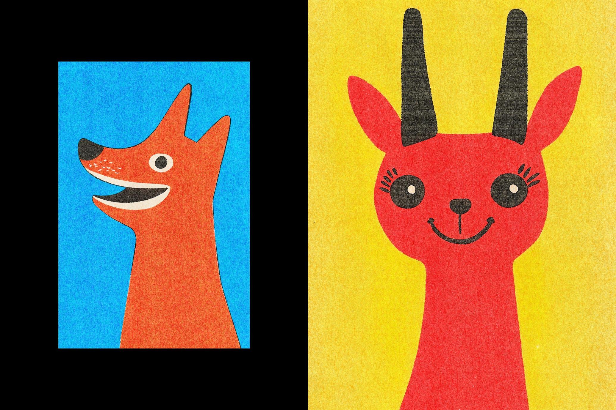 Retro Paper Print Design Effect