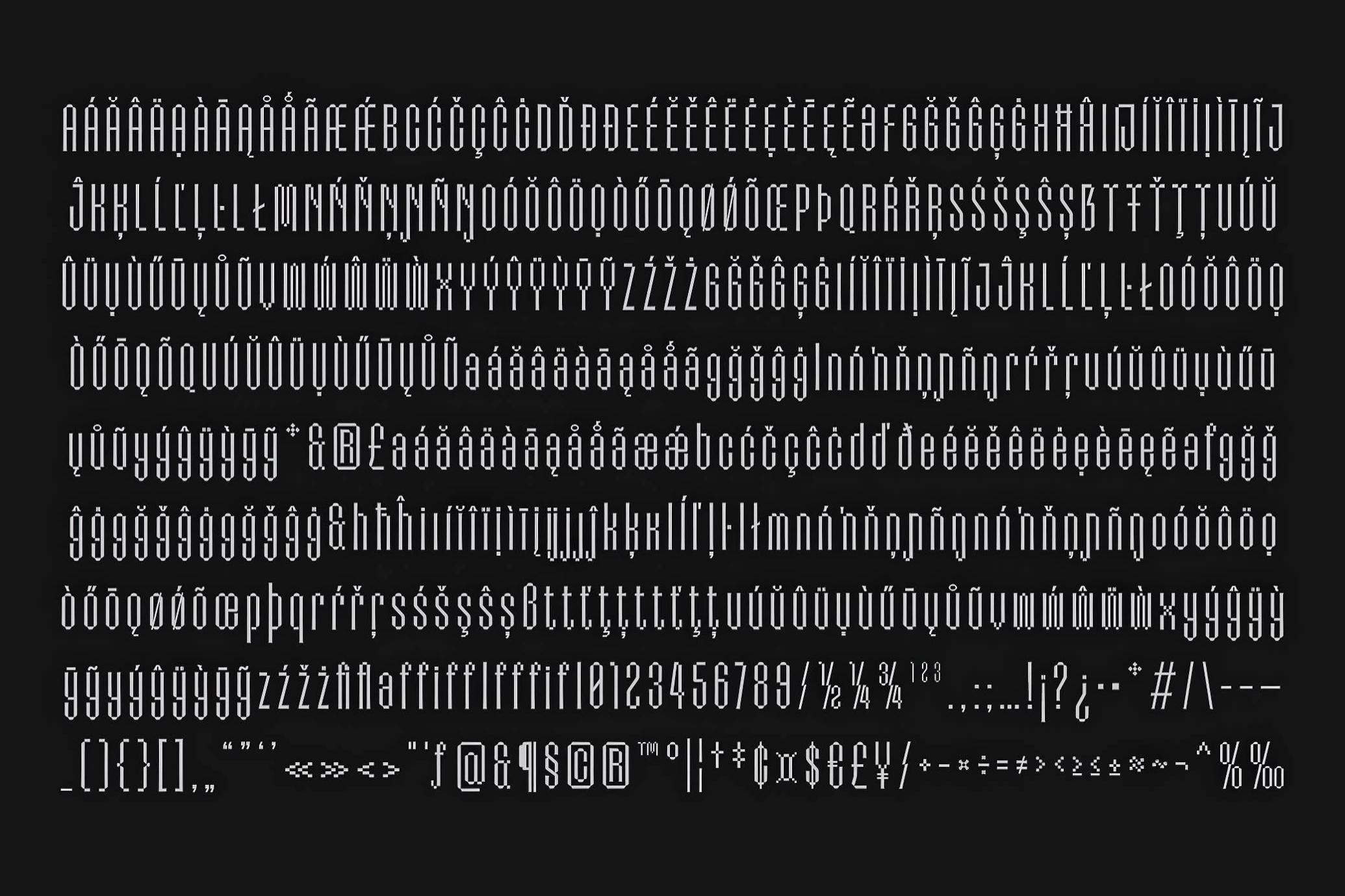 403 Proxel Pixel Typeface
