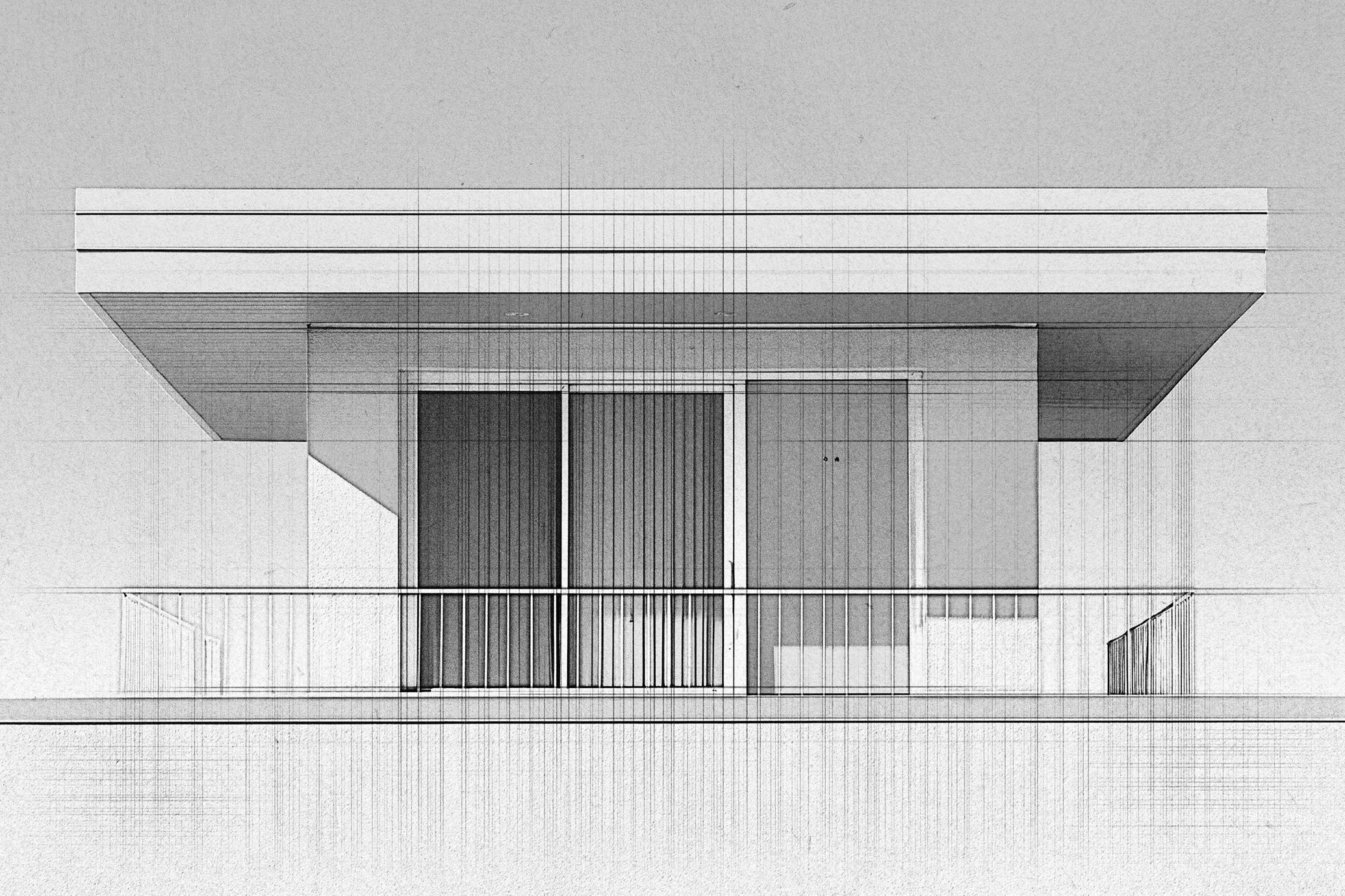 Architectural Sketch Photo Effect