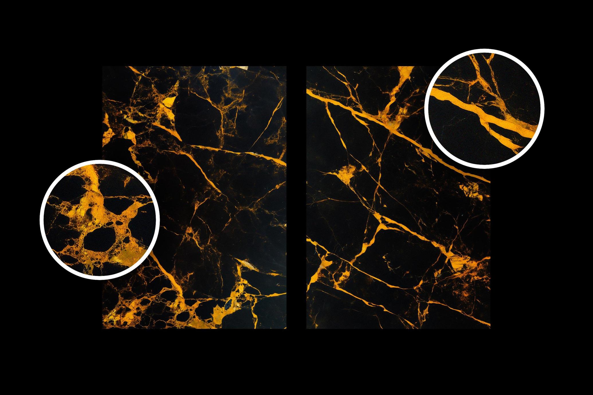 Black Gold Marble Textures