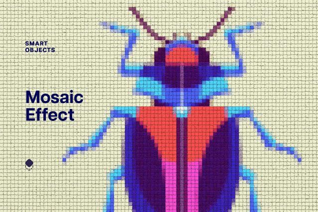 Color Mosaic Effect