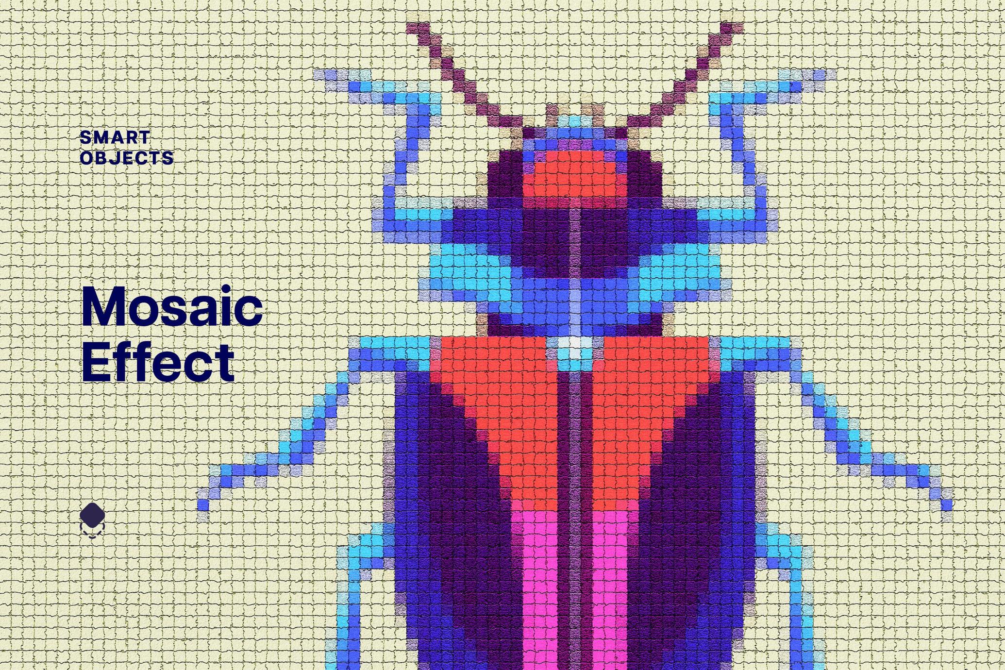 Color Mosaic Effect