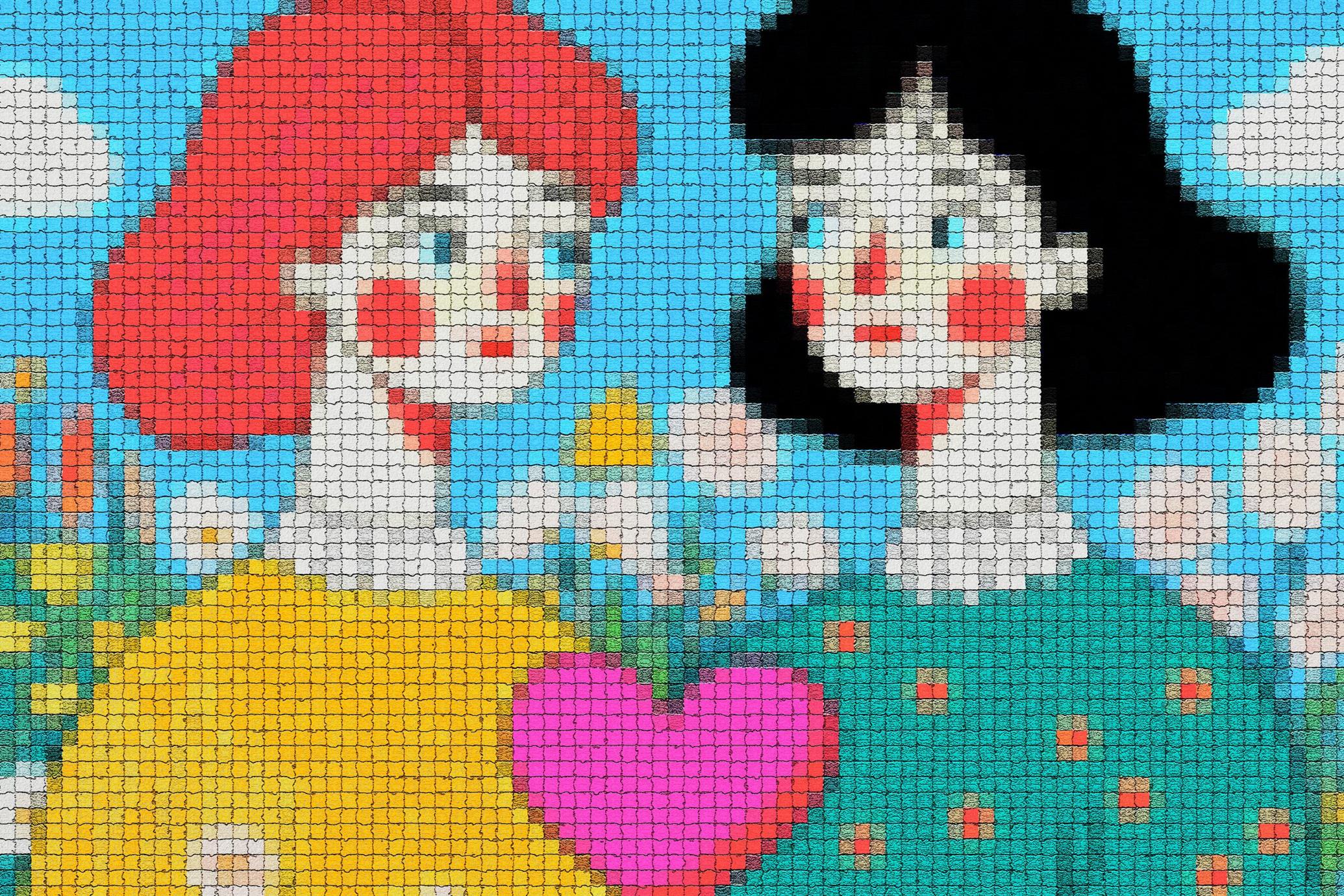 Color Mosaic Effect
