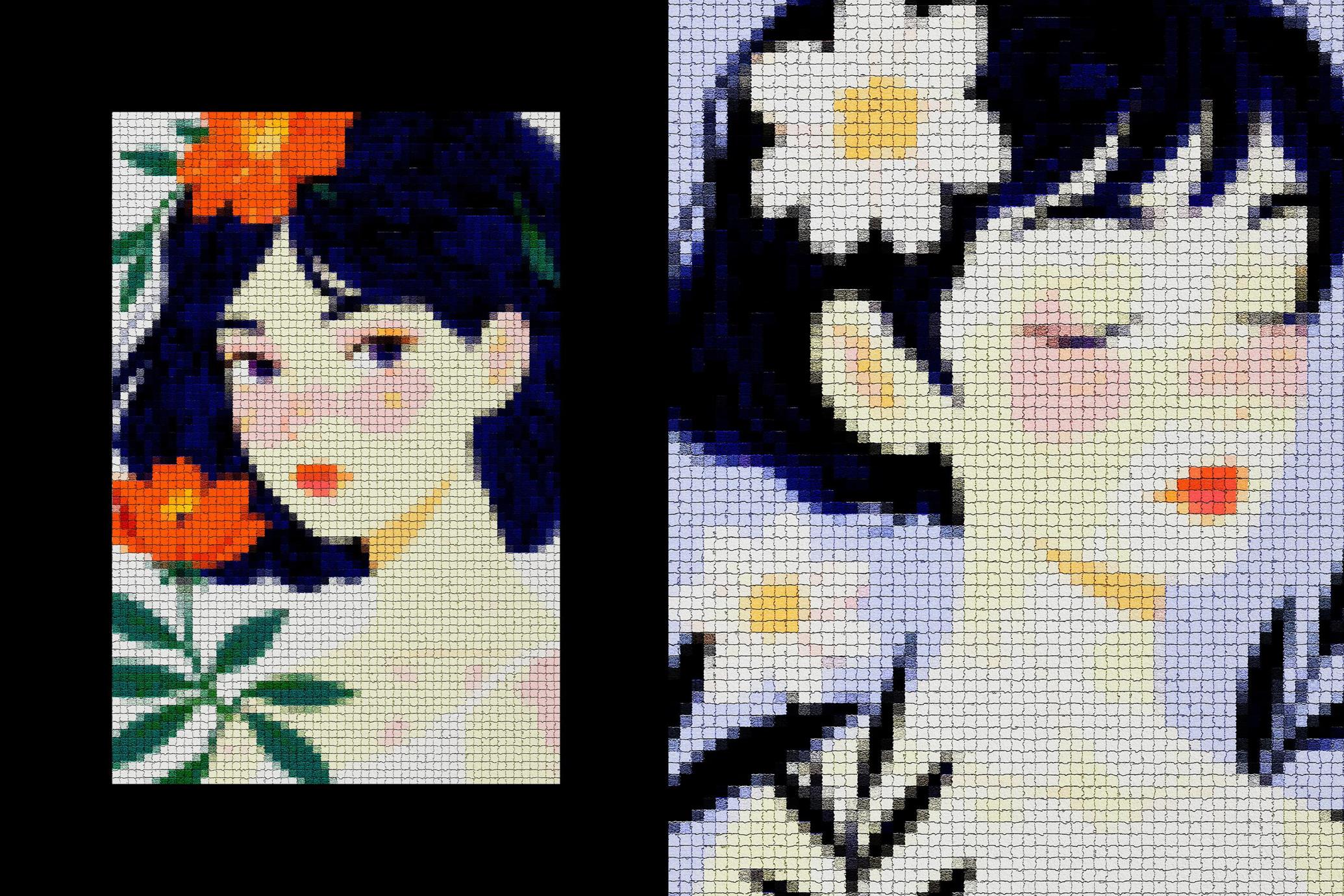 Color Mosaic Effect
